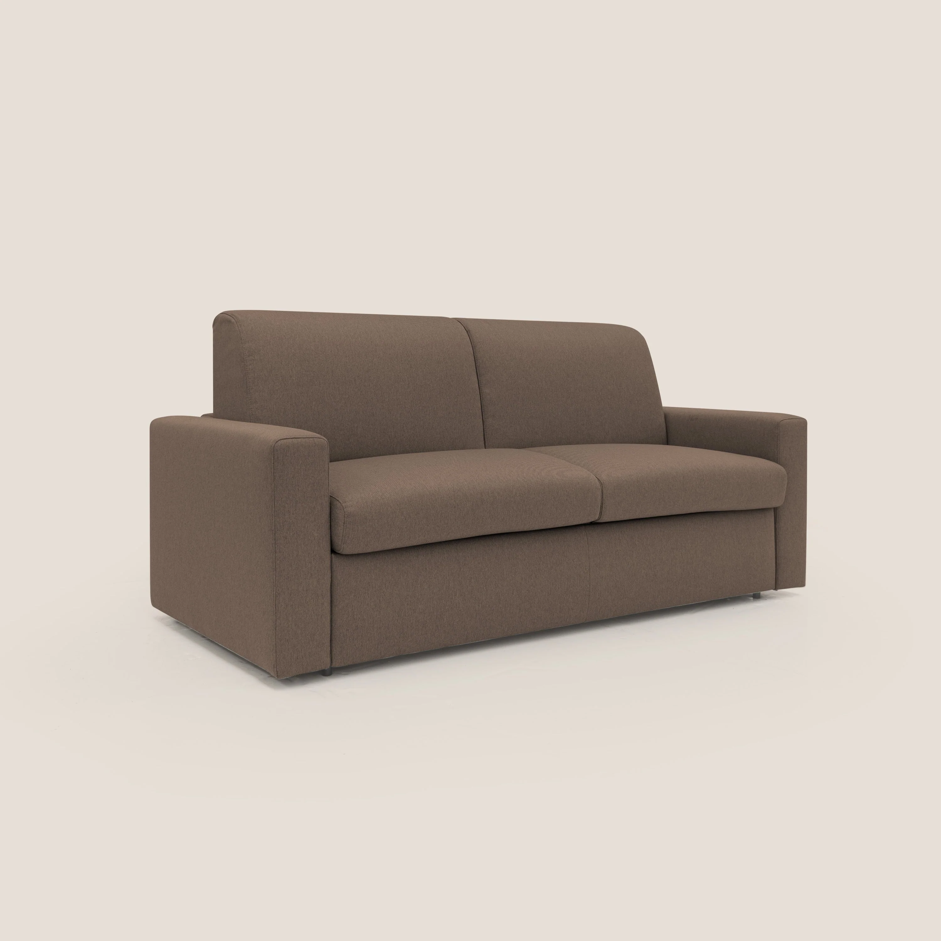 Kansas Canapé lit convertible h20 cm en tissu imperméable T13 marron - Image 4
