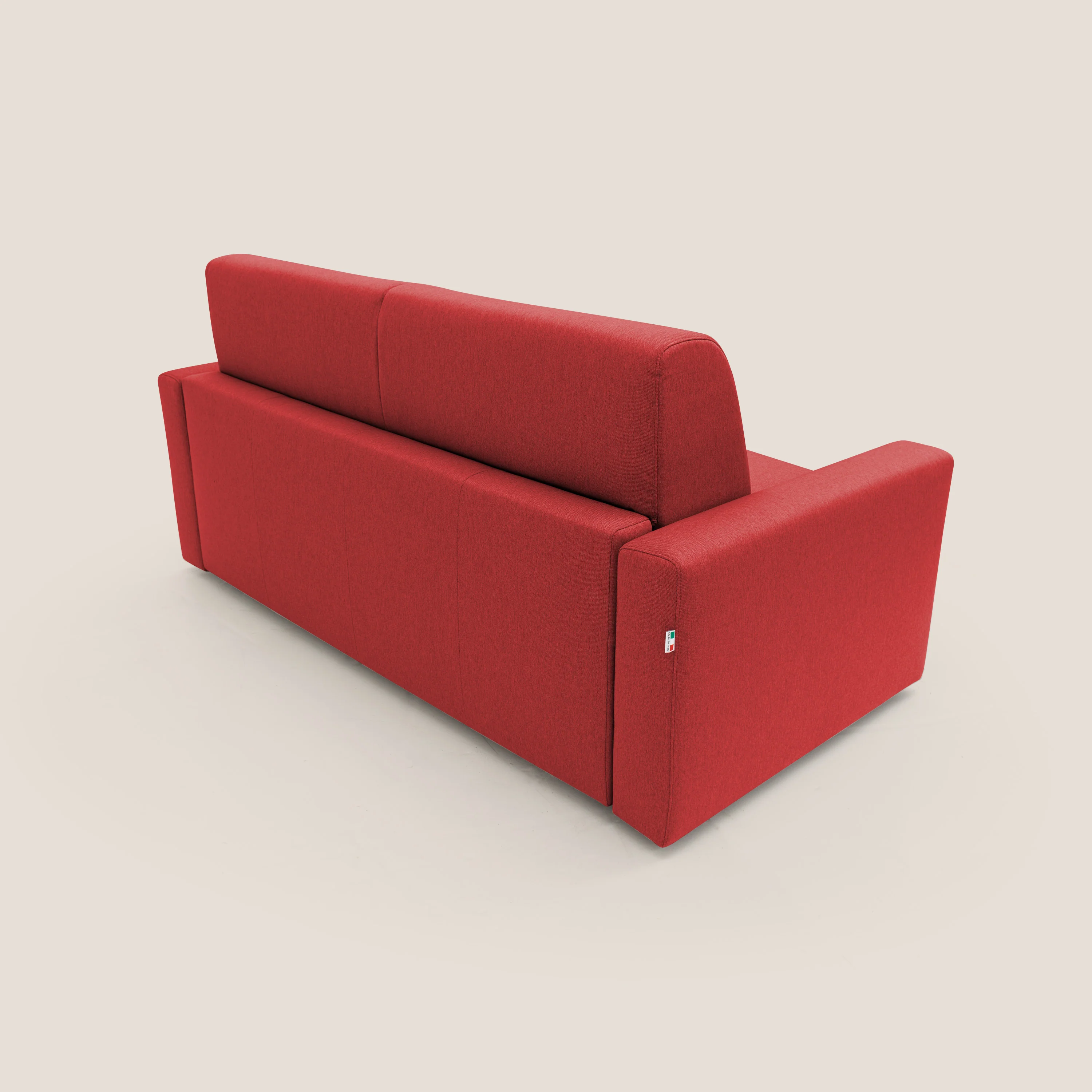 Kansas Canapé lit convertible h20 cm en tissu imperméable T13 rouge - Image 12
