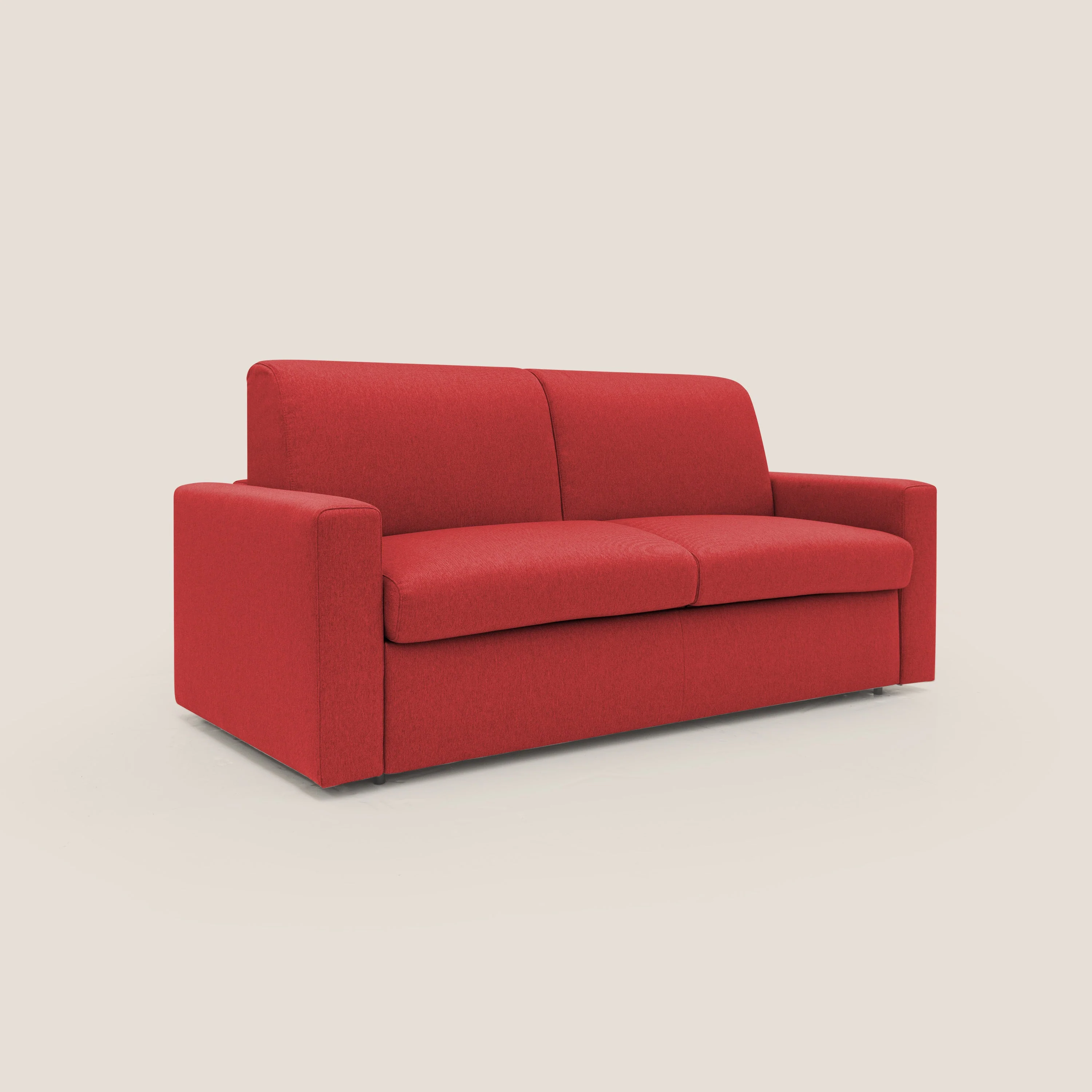 Kansas Canapé lit convertible h20 cm en tissu imperméable T13 rouge - Image 5