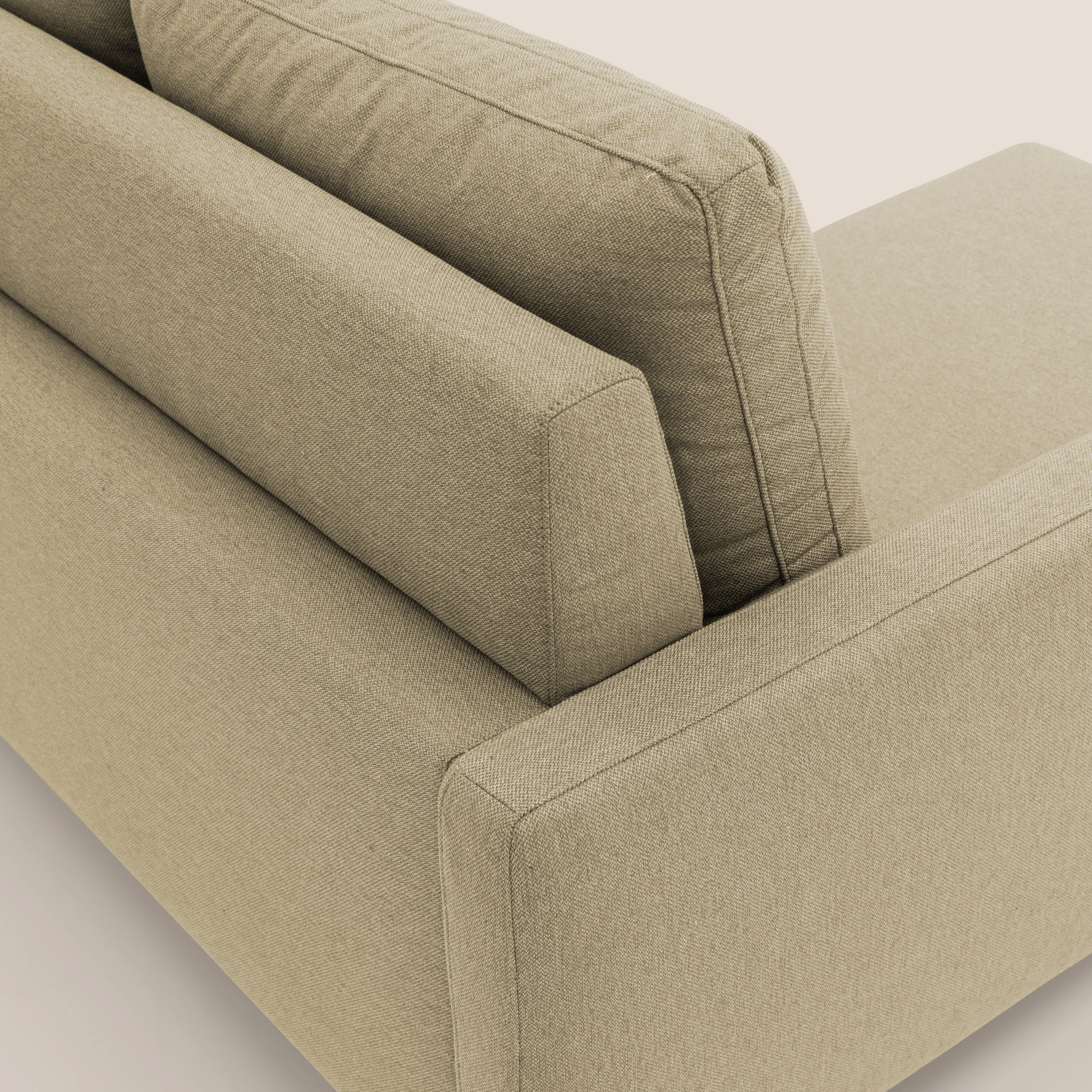 Klimt canapé d'angle avec assises coulissantes en tissu dous détachable T05 chameau - Image 9
