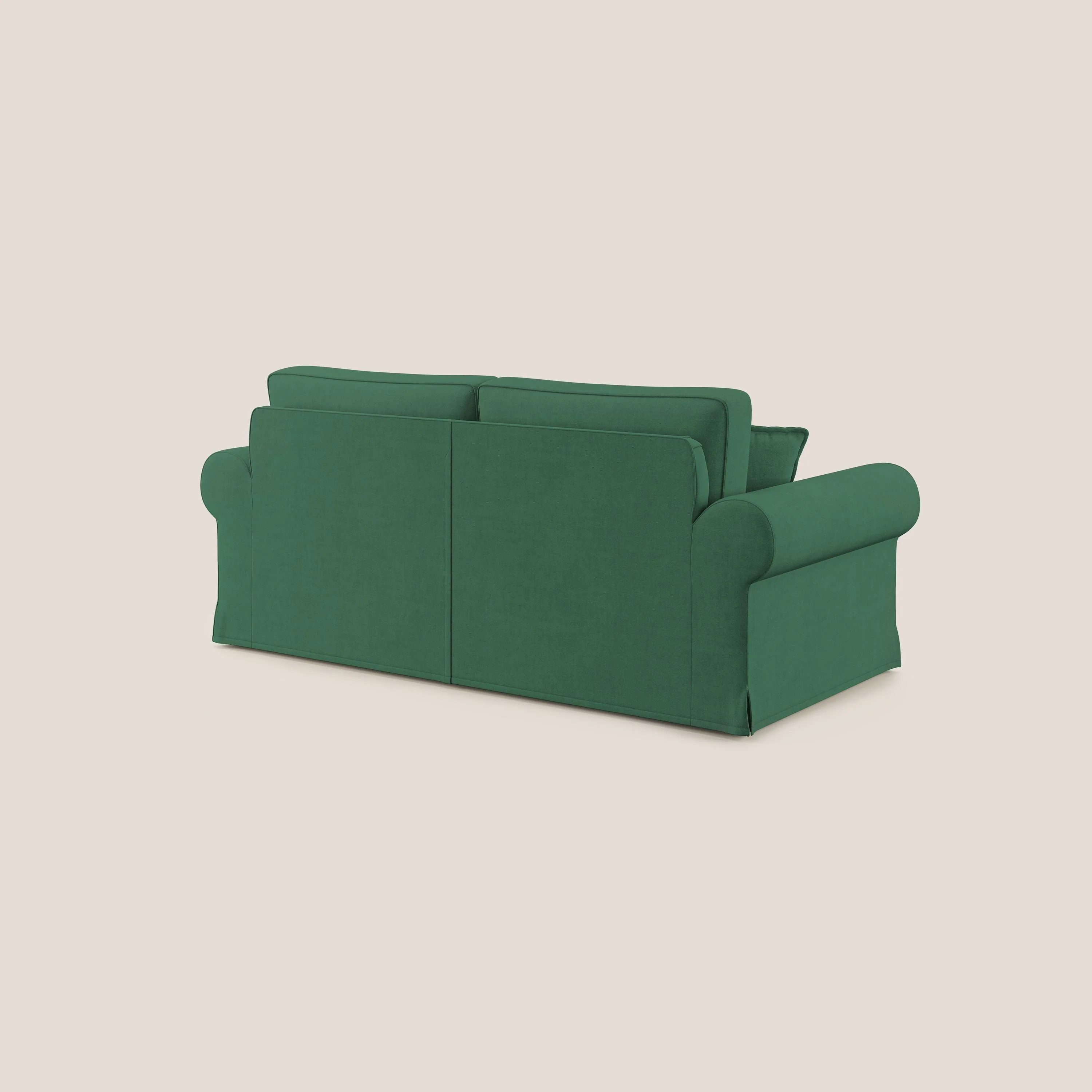 Lady canapé classique en plume d'oie réalisé avec un tissu imperméable T02 vert - Image 4