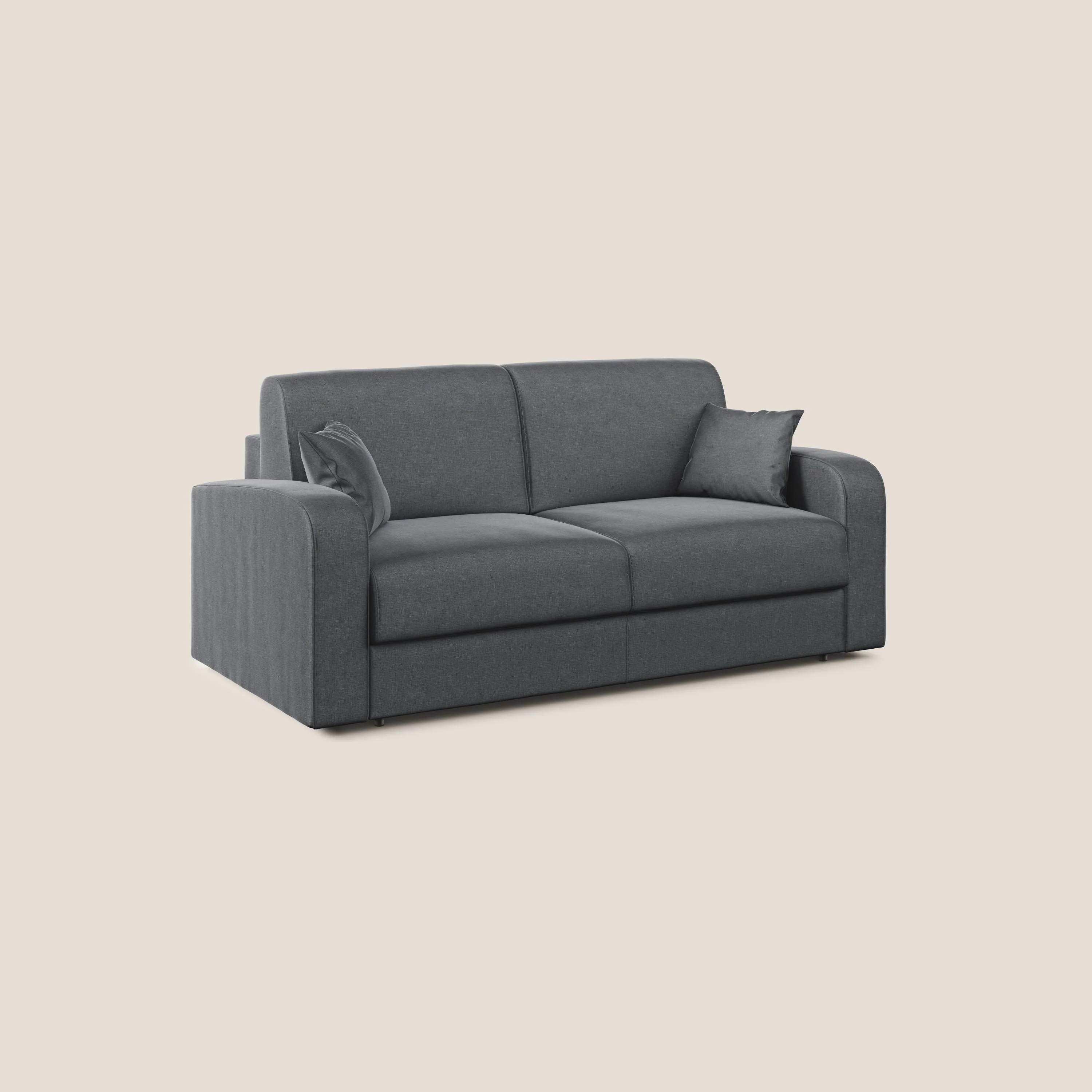 Lebron canapé lit convertible en VELOURS T01 anthracite - Image 3