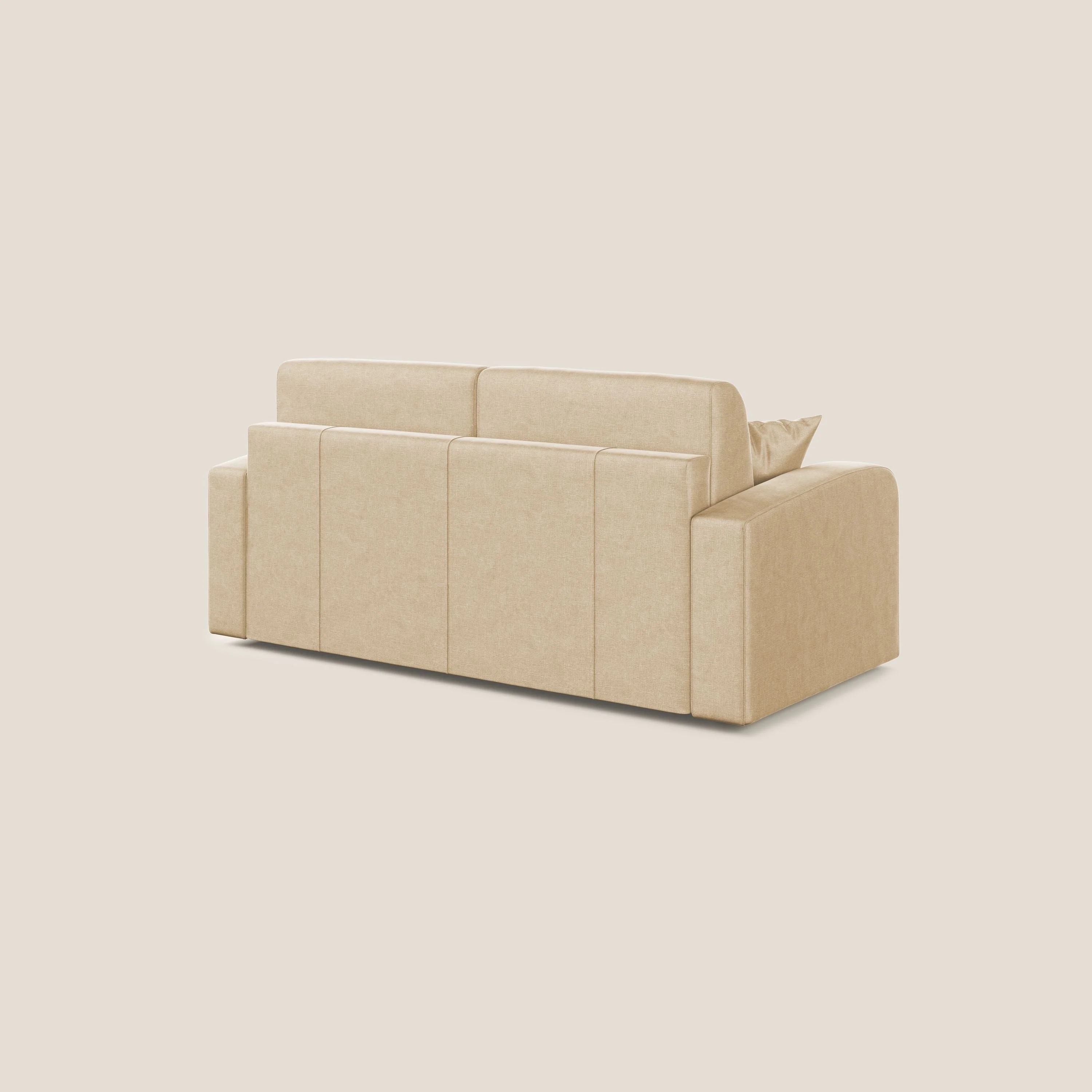 Lebron canapé lit convertible en VELOURS T01 beige - Image 5