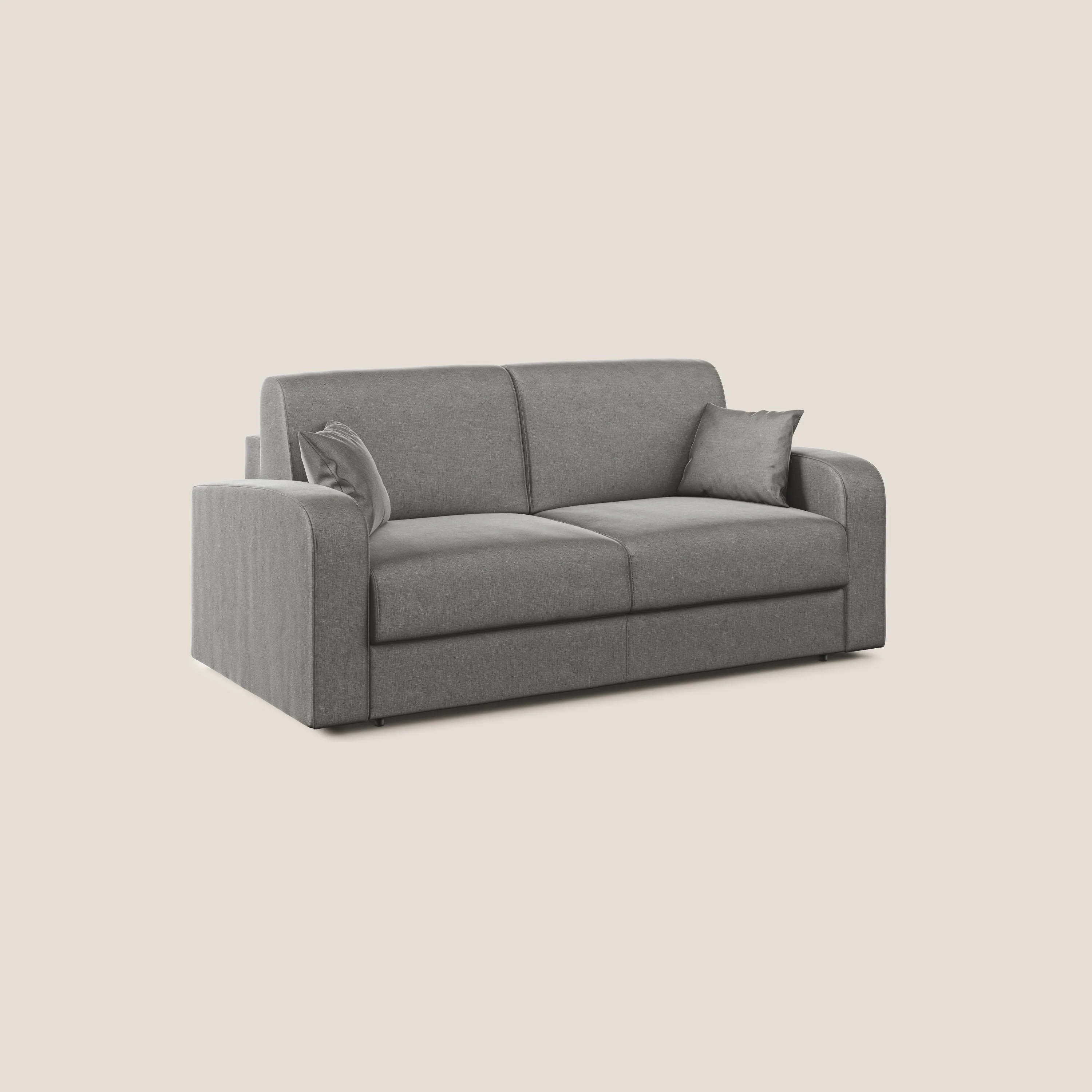 Lebron canapé lit convertible en VELOURS T01 gris - Image 3