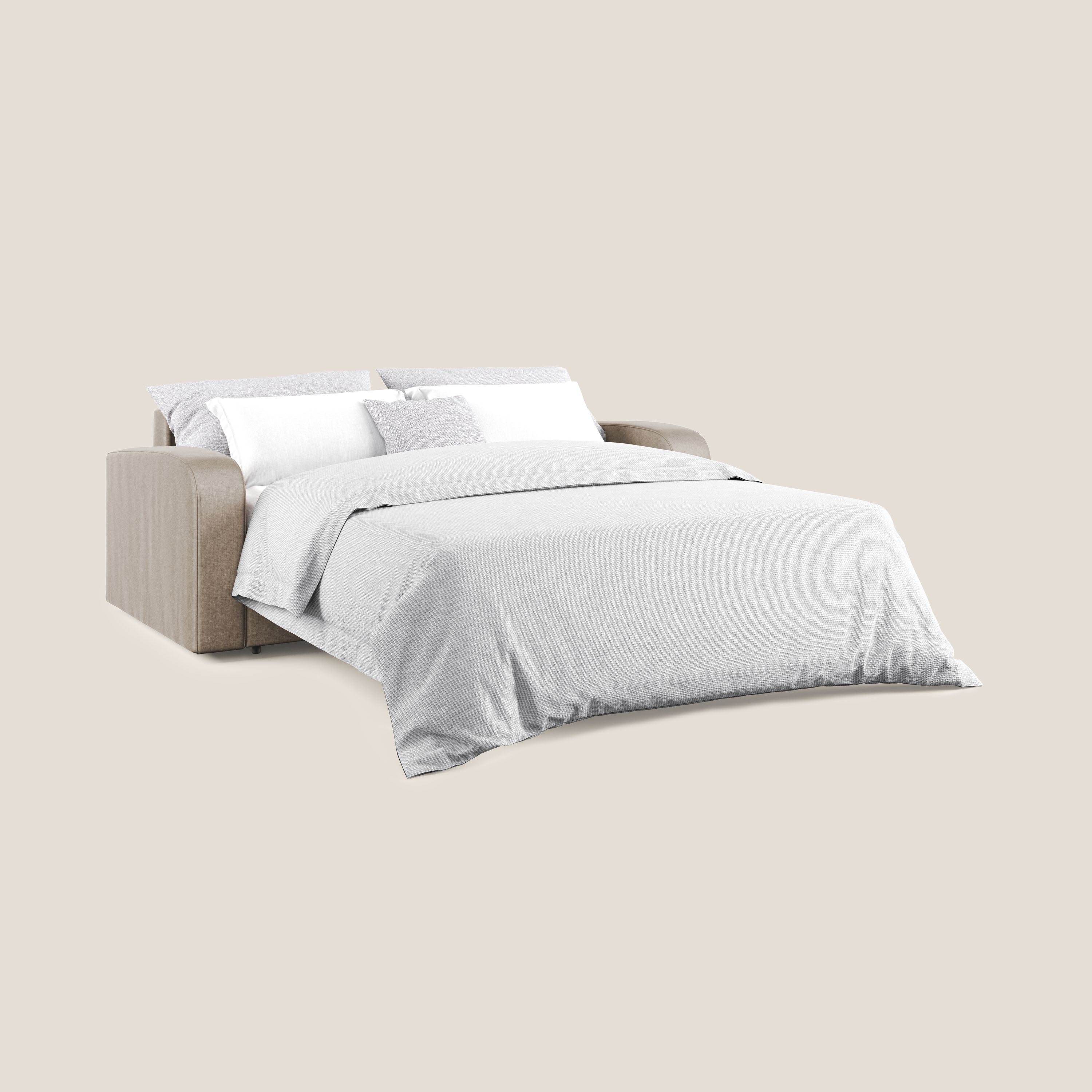 Lebron canapé lit convertible en VELOURS T01 marron - Image 2