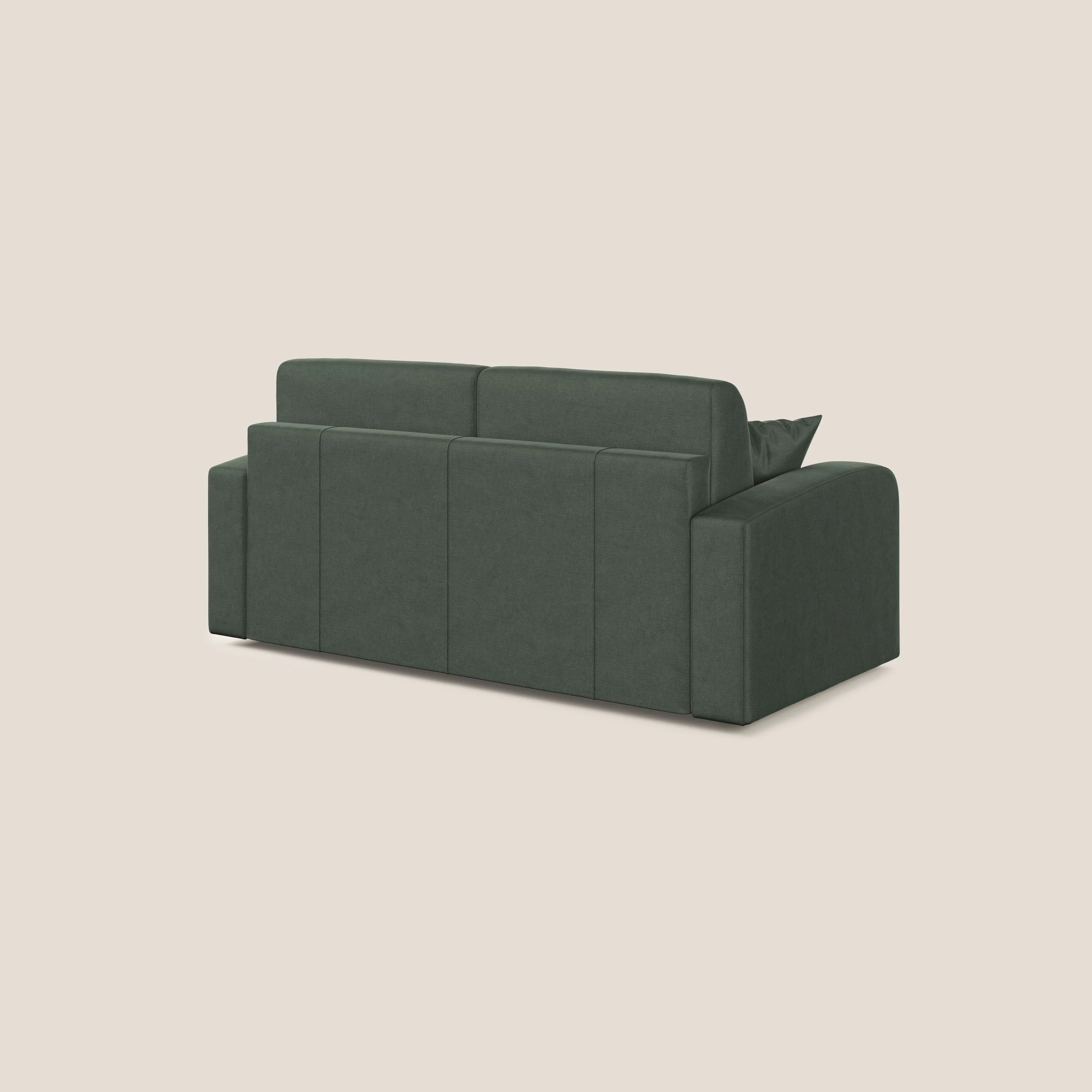 Lebron canapé lit convertible en VELOURS T01 vert - Image 5