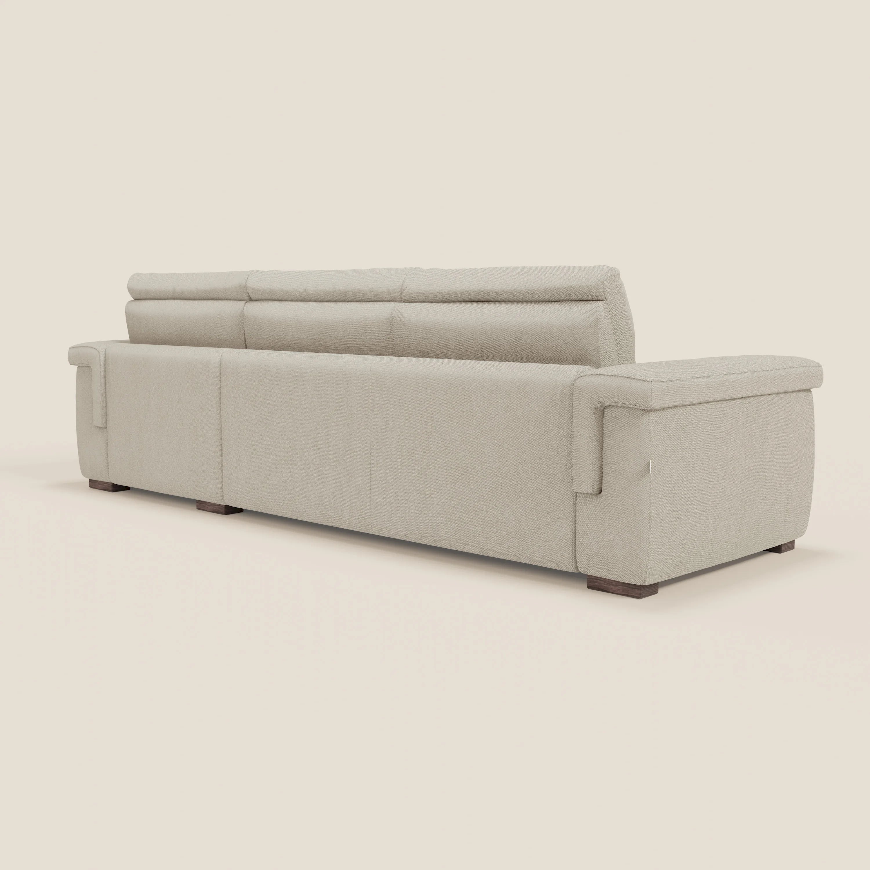 Magnolia canapé d'angle convertible avec méridienne coffre - matelas H 18cm en tissu détachable T05 - Image 5