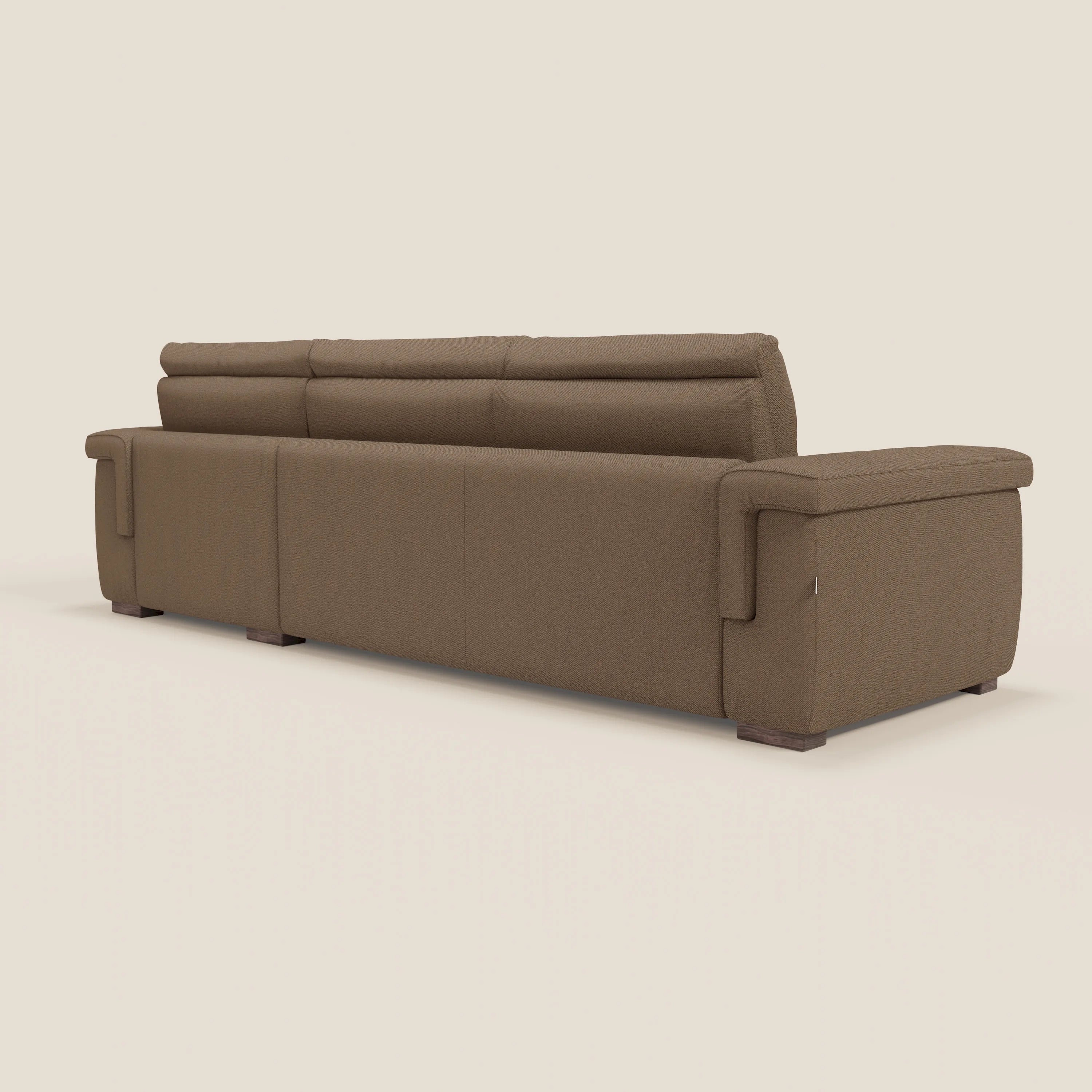 Magnolia canapé d'angle convertible avec méridienne coffre - matelas H 18cm en tissu détachable T05 - Image 5
