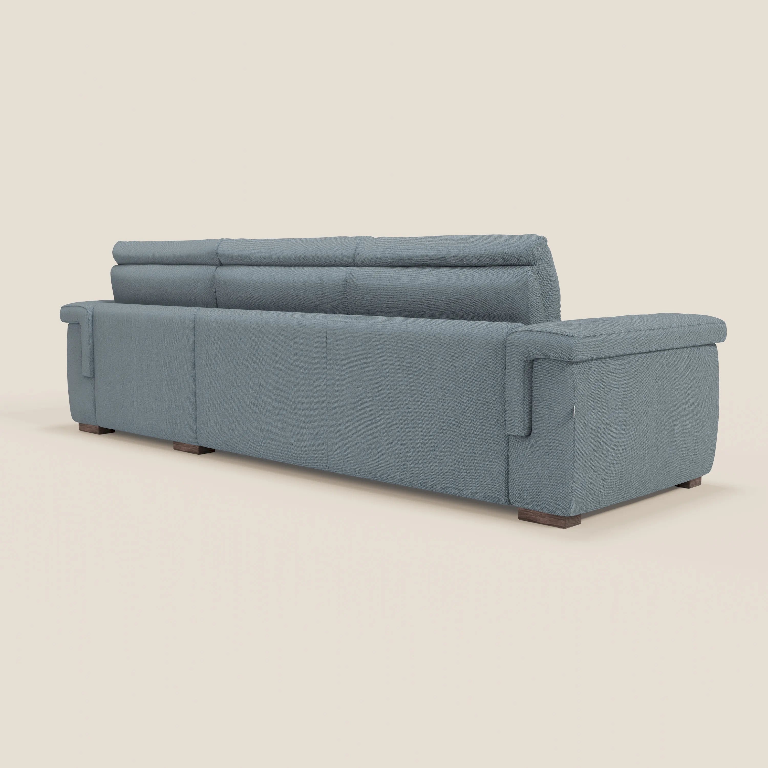 Magnolia canapé d'angle convertible avec méridienne coffre - matelas H 18cm en tissu détachable T05 - Image 5