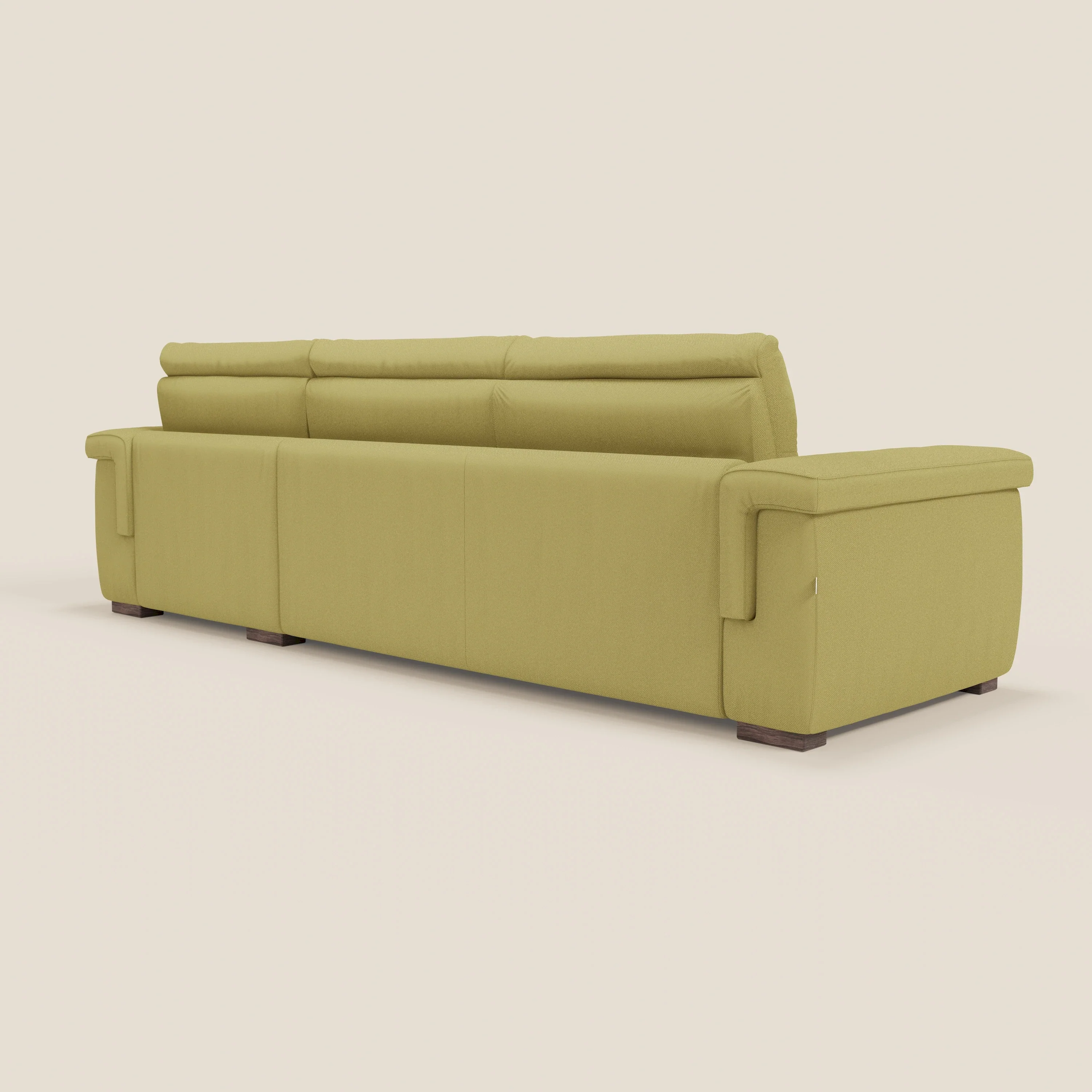 Magnolia canapé d'angle convertible avec méridienne coffre - matelas H 18cm en tissu détachable T05 - Image 5