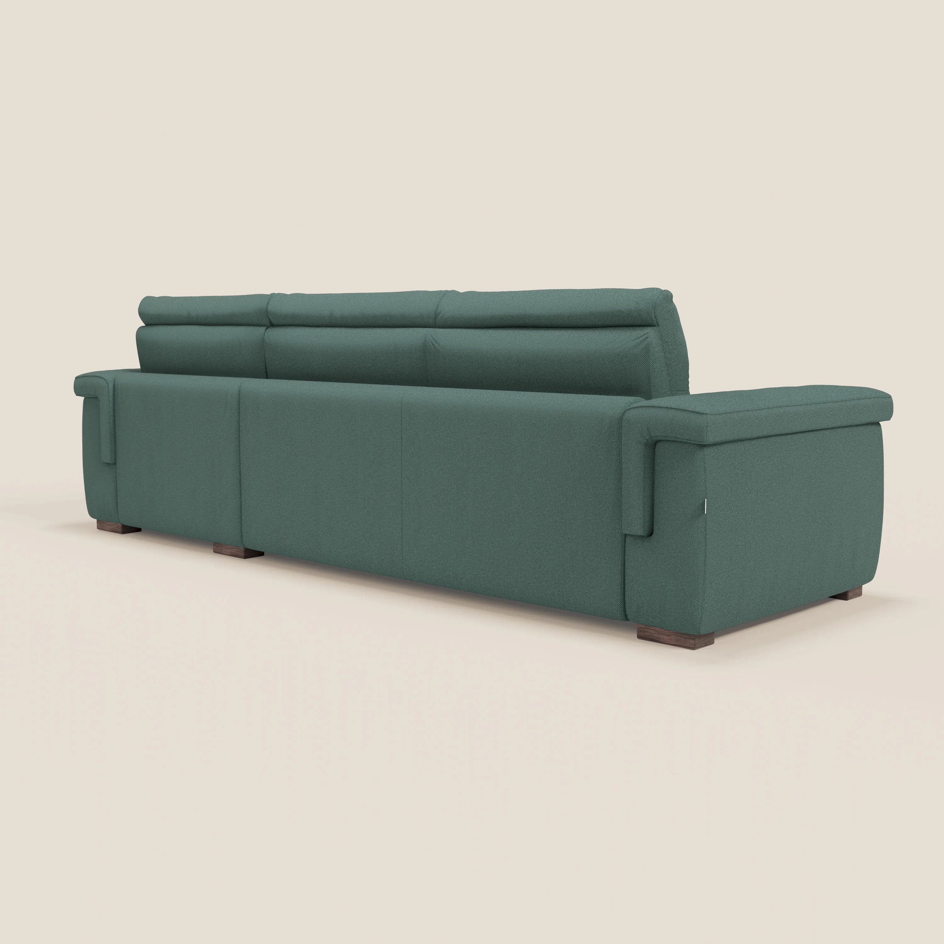 Magnolia canapé d'angle convertible avec méridienne coffre - matelas H 18cm en tissu détachable T05 - Image 5