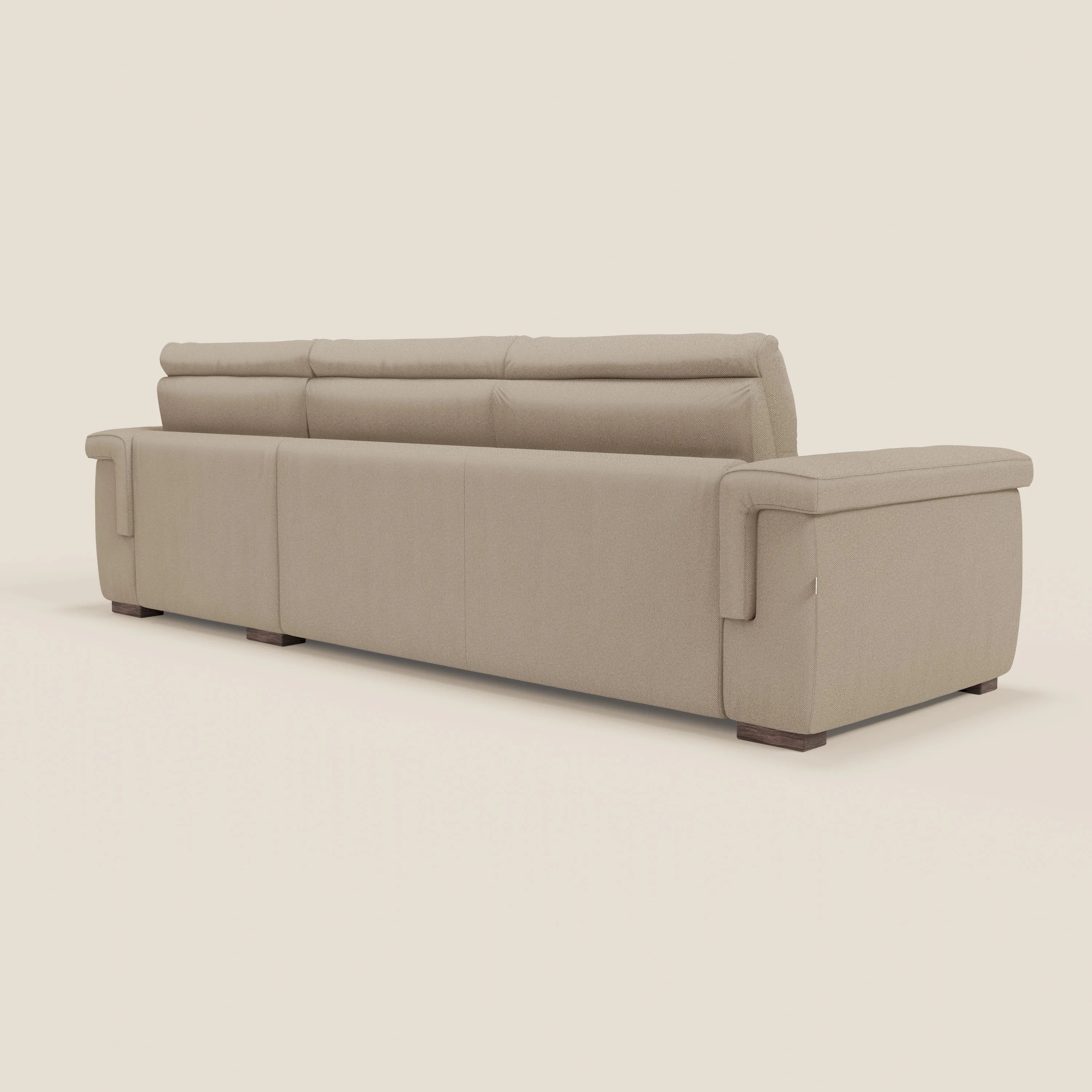Magnolia canapé d'angle convertible avec méridienne coffre - matelas H 18cm en tissu détachable T05 - Image 5