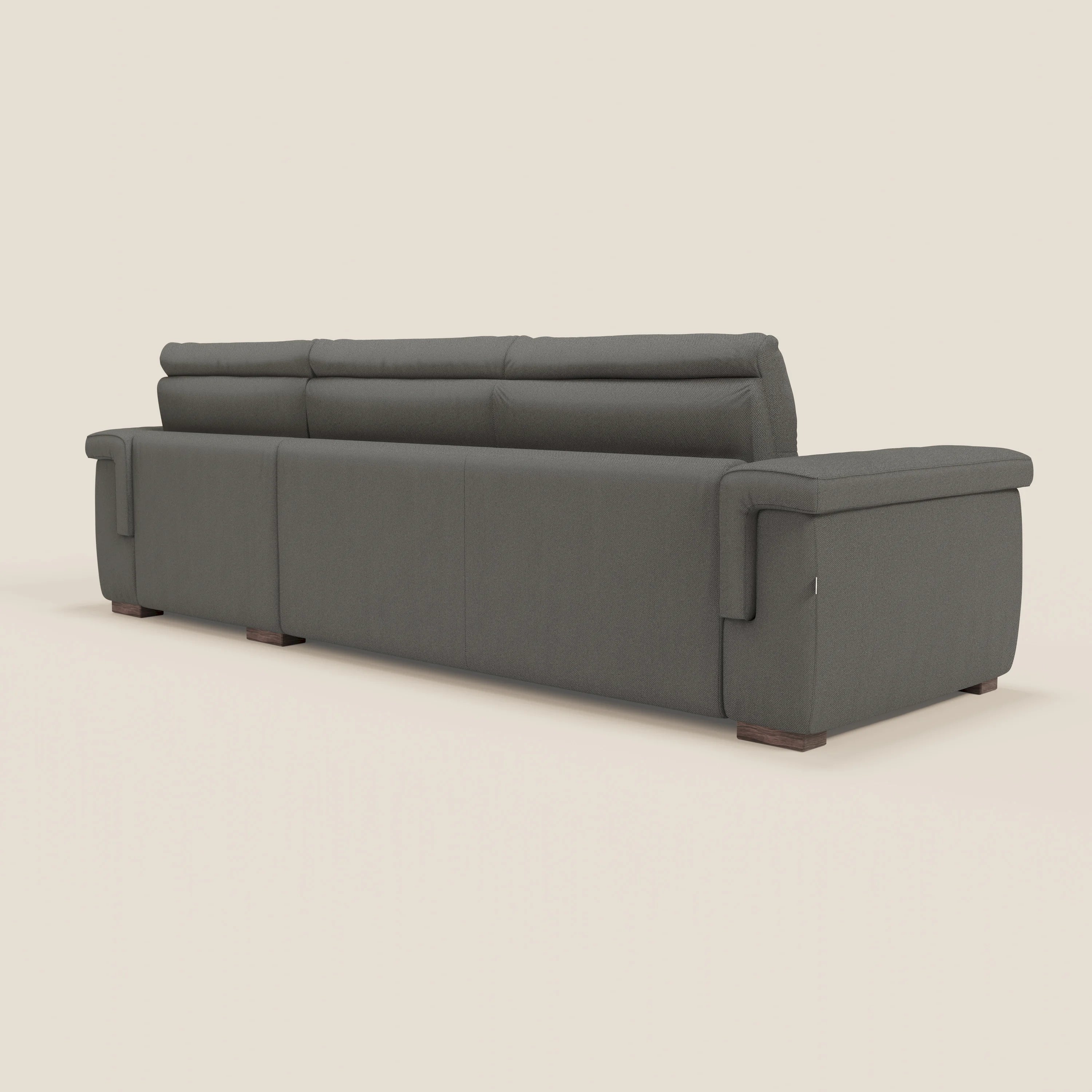 Magnolia canapé d'angle convertible avec méridienne coffre - matelas H 18cm en tissu détachable T05 - Image 5
