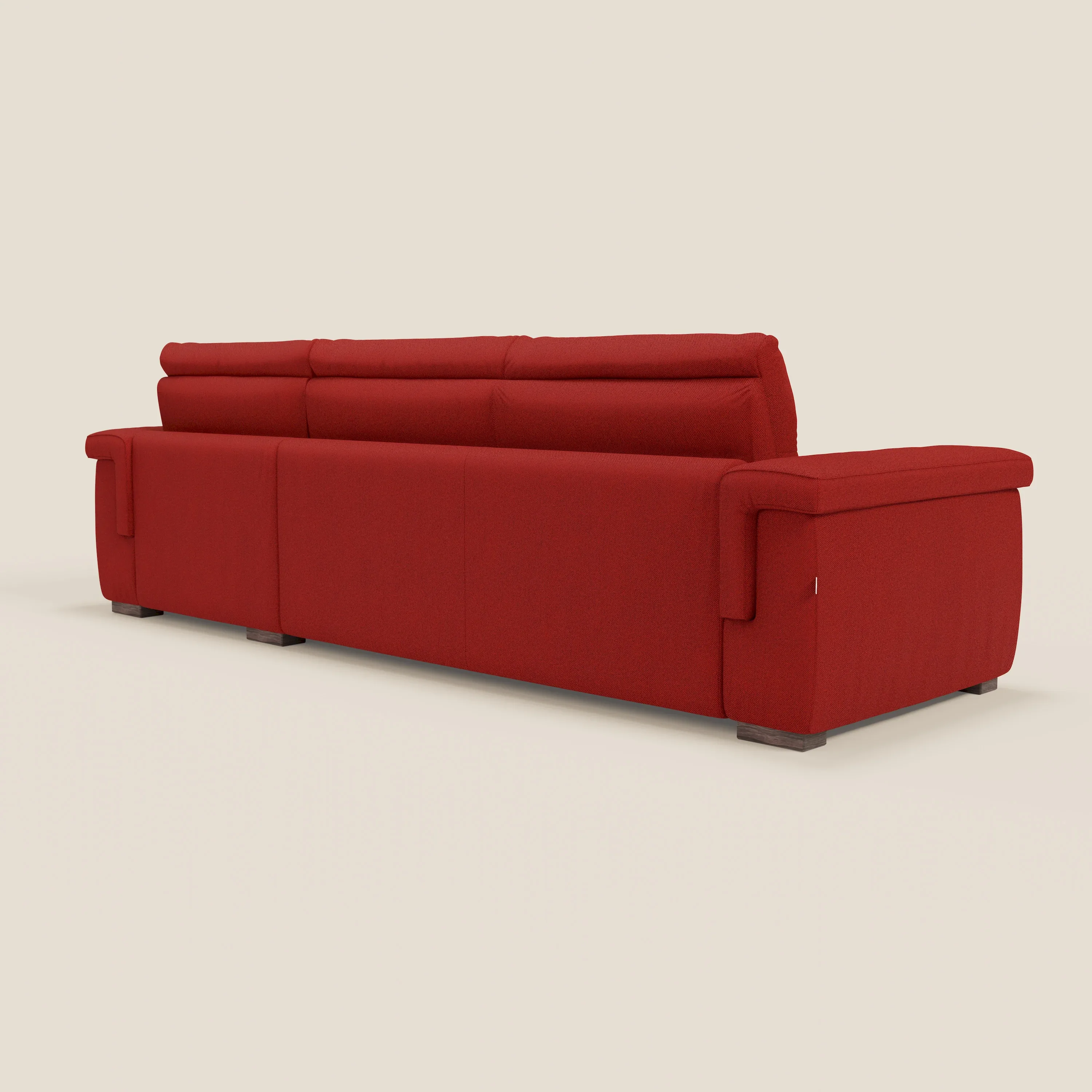 Magnolia canapé d'angle convertible avec méridienne coffre - matelas H 18cm en tissu détachable T05 - Image 5