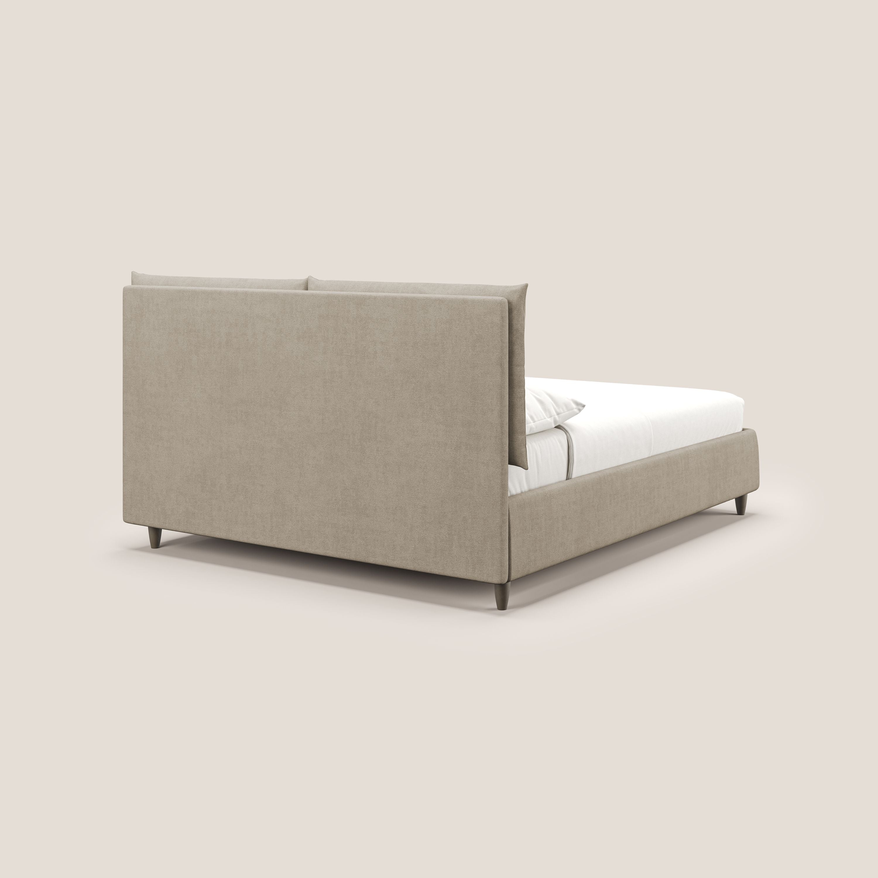 Mariana lit coffre avec coussins en tissu imperméable T02 beige - Image 5