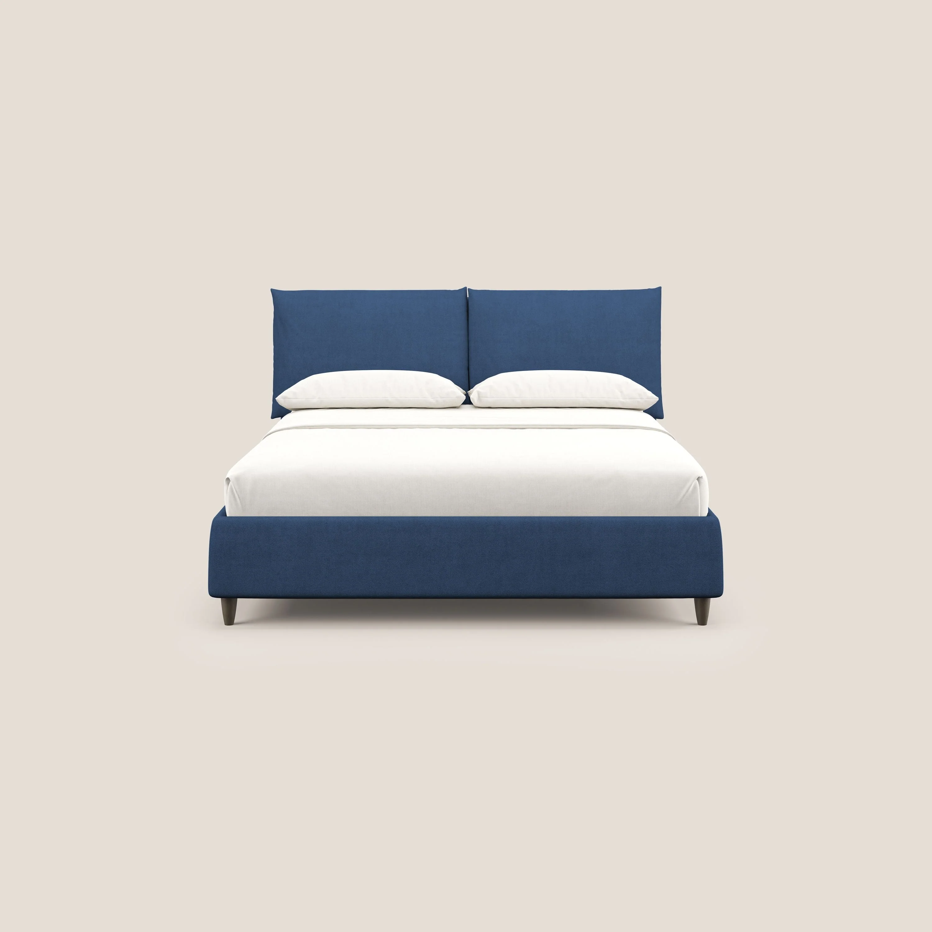 Mariana lit coffre avec coussins en tissu imperméable T02 bleu - Image 3