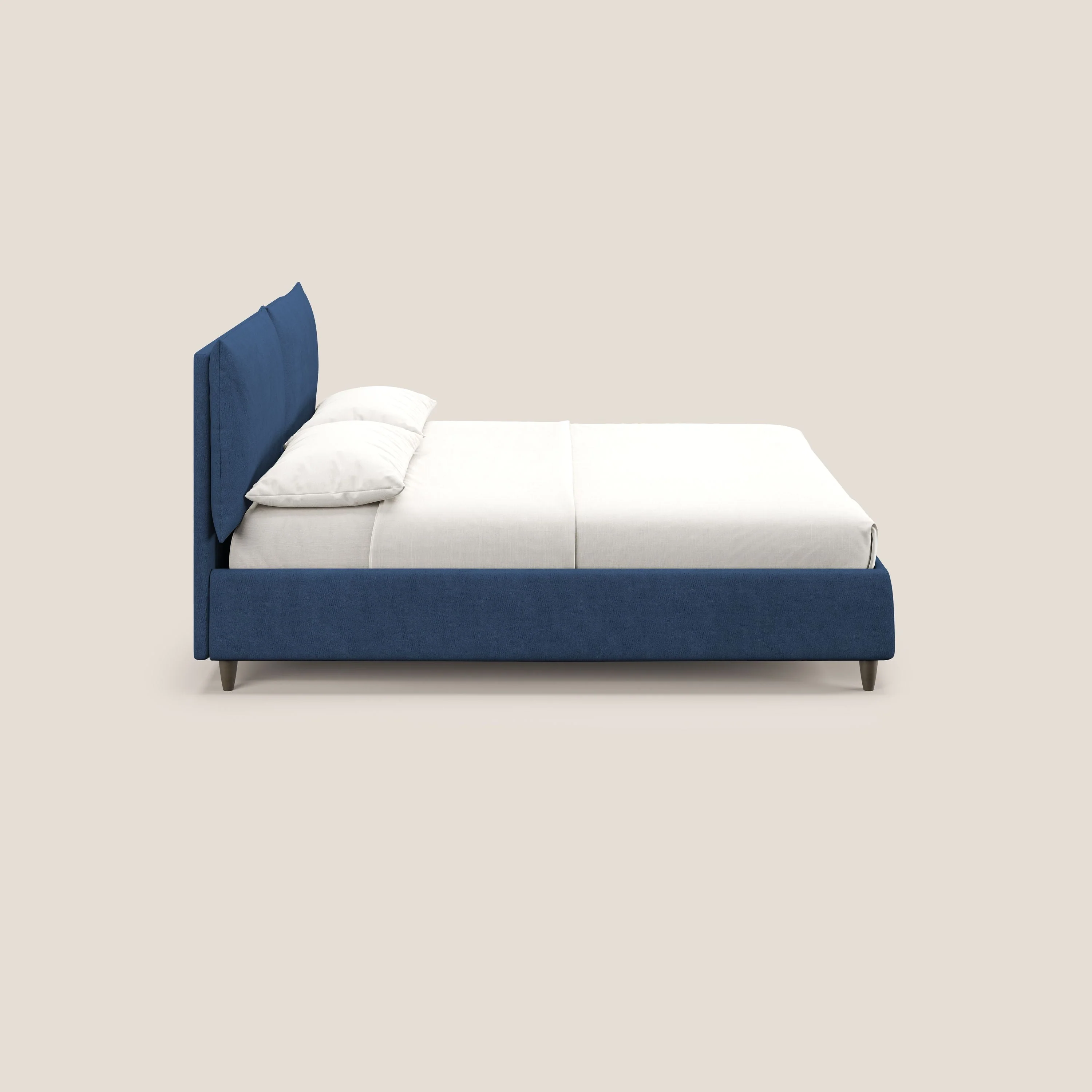 Mariana lit coffre avec coussins en tissu imperméable T02 bleu - Image 4