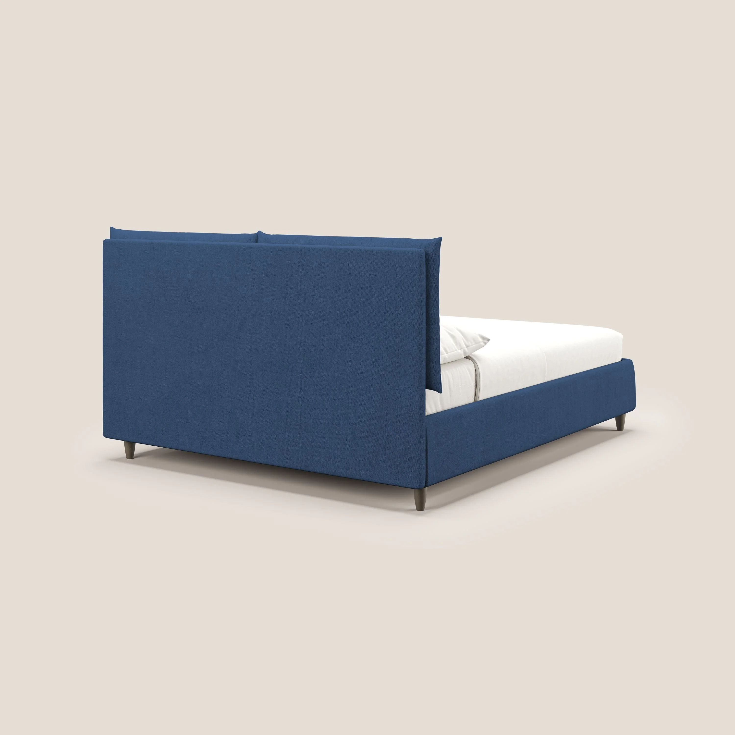 Mariana lit coffre avec coussins en tissu imperméable T02 bleu - Image 5