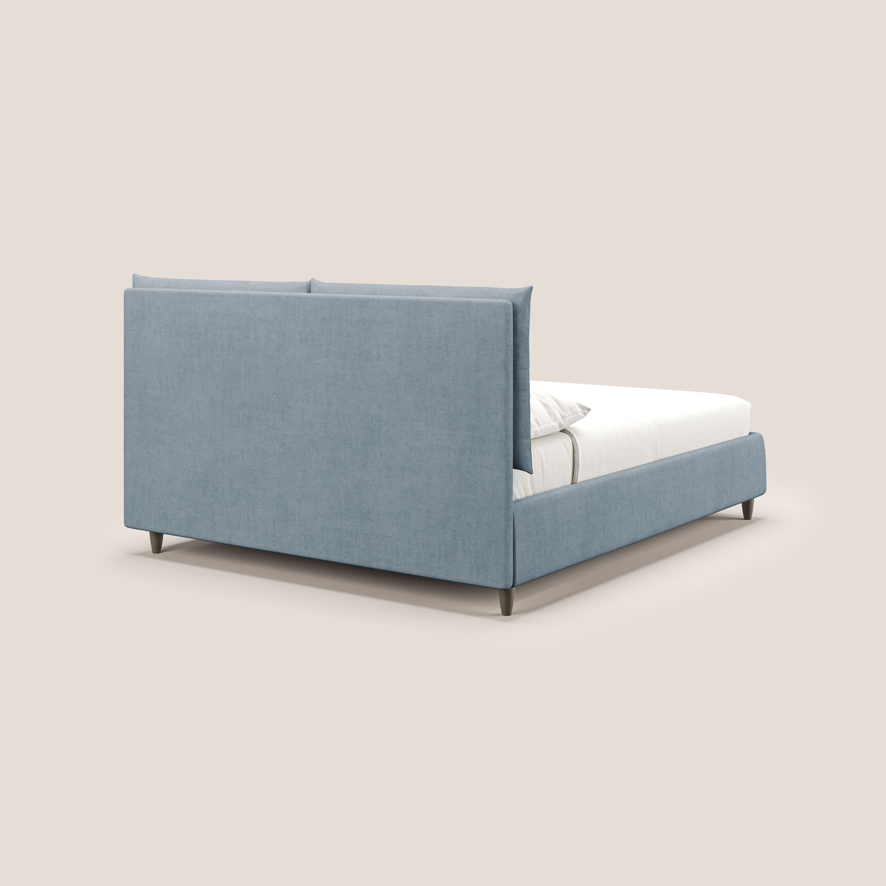 Mariana lit coffre avec coussins en tissu imperméable T02 bleu pastel - Image 5