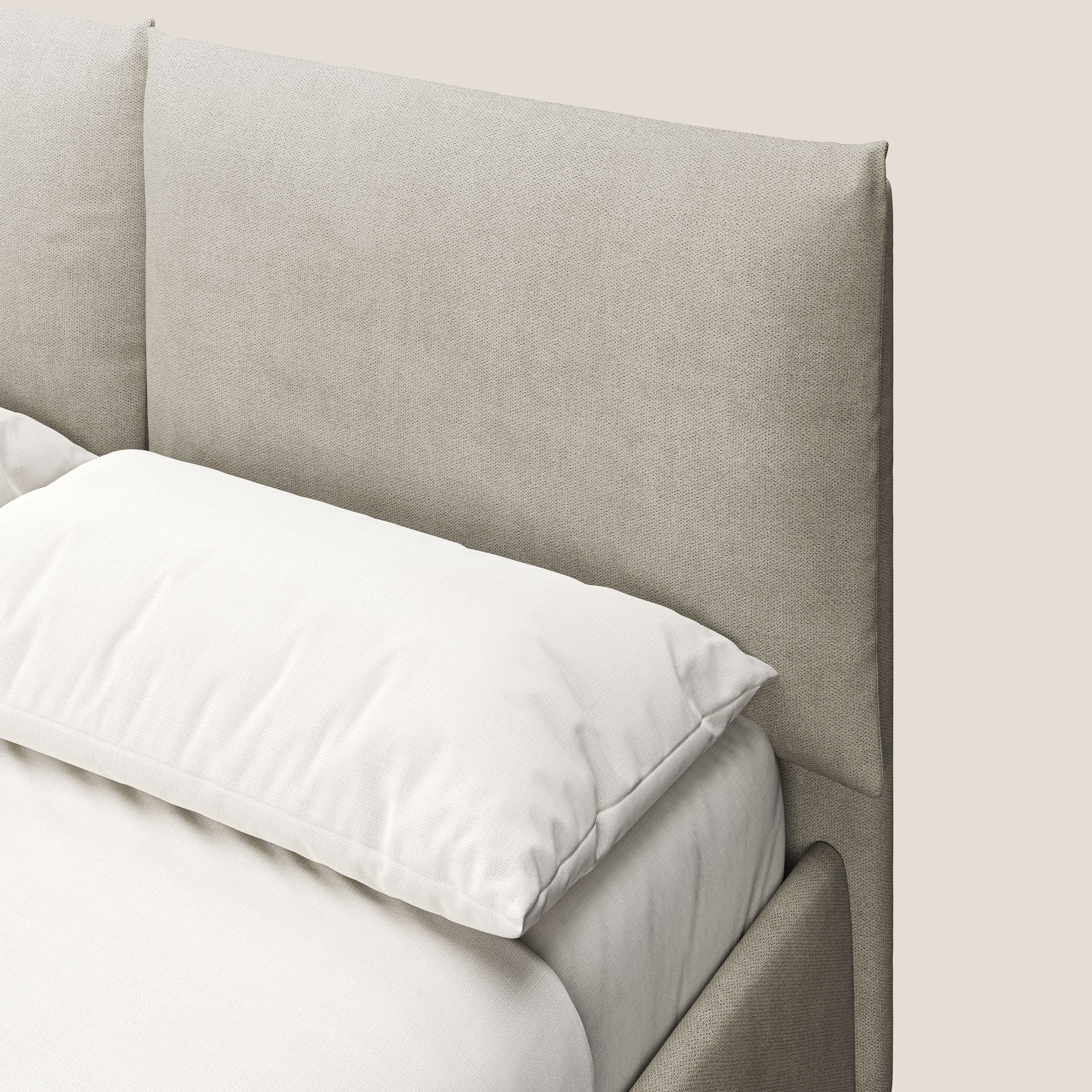 Mariana lit coffre avec coussins en tissu imperméable T02 crème - Image 6