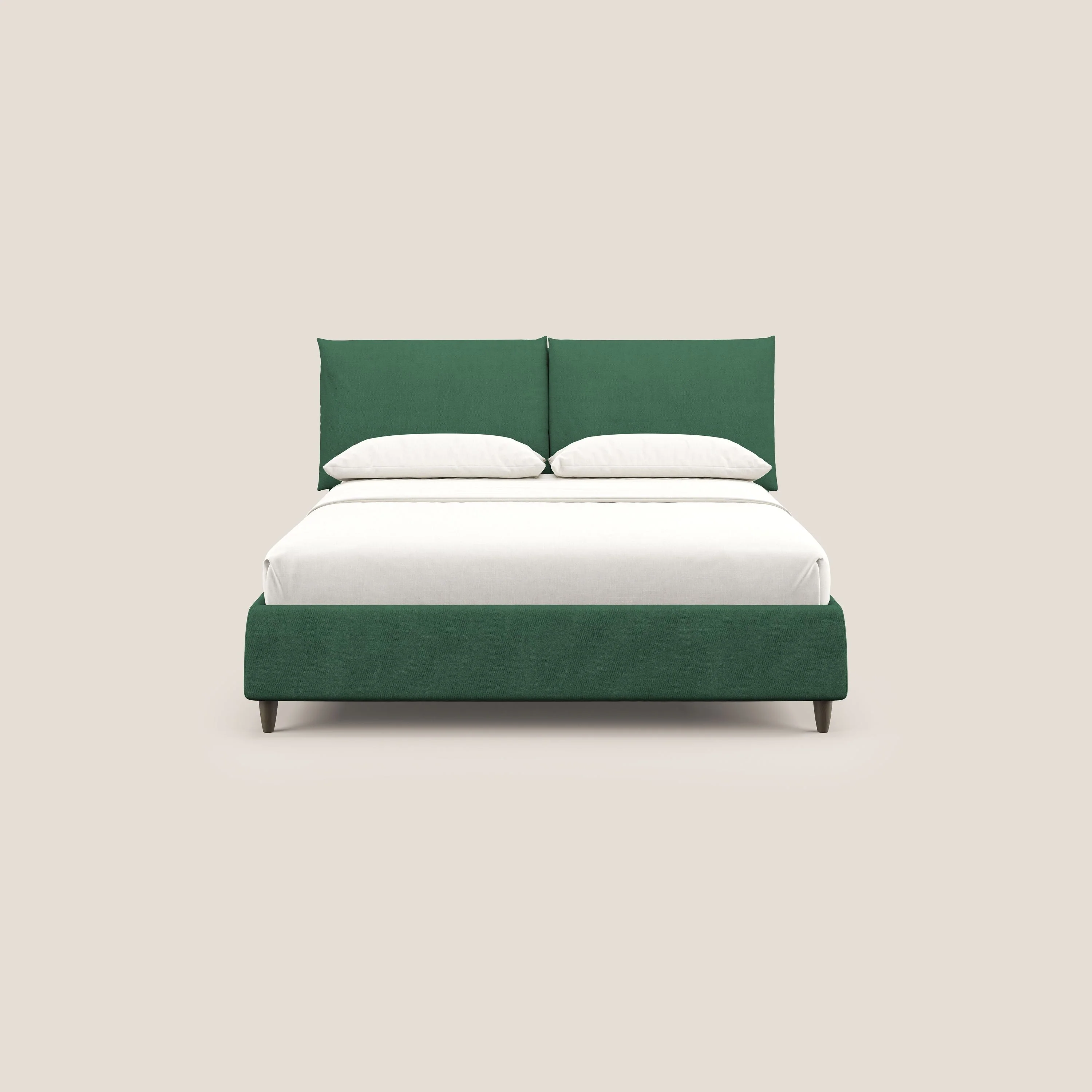 Mariana lit coffre avec coussins en tissu imperméable T02 vert - Image 3