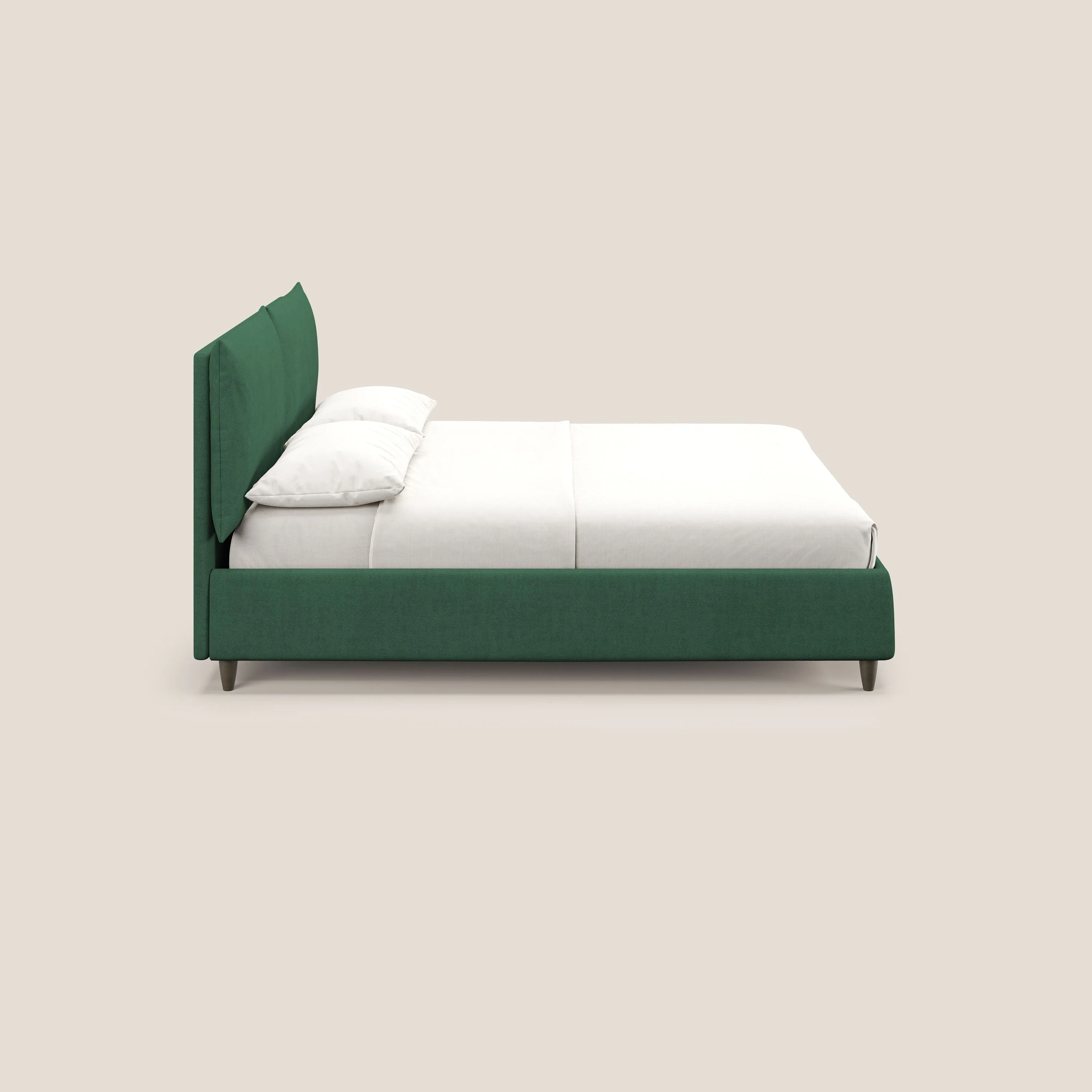 Mariana lit coffre avec coussins en tissu imperméable T02 vert - Image 4