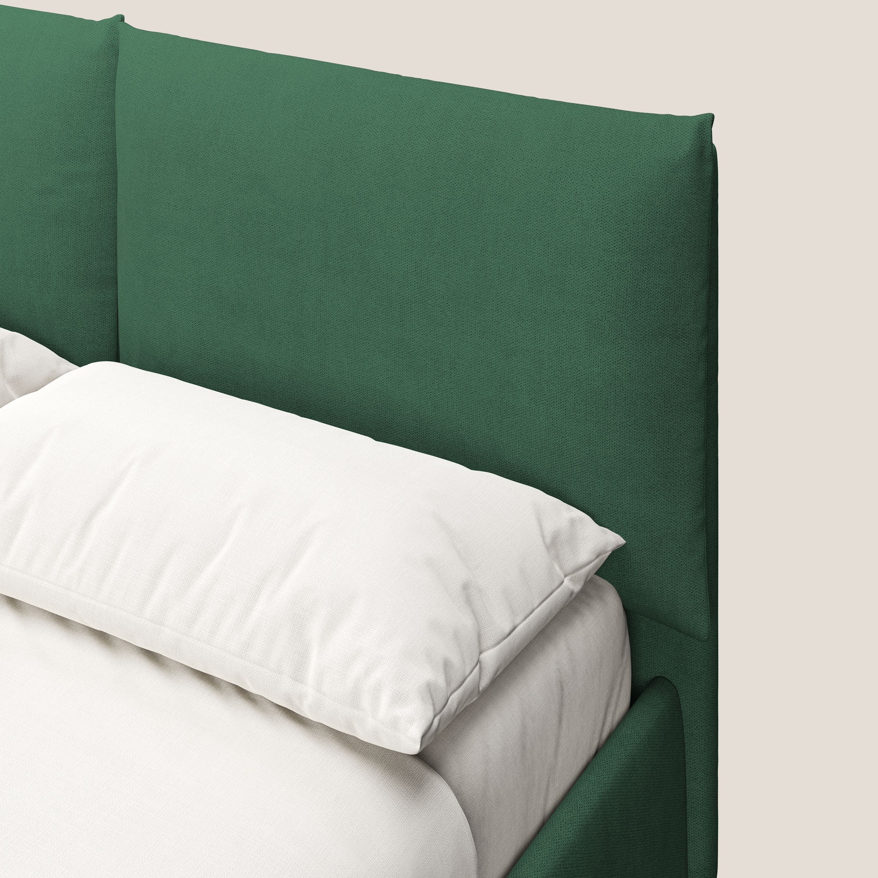 Mariana lit coffre avec coussins en tissu imperméable T02 vert - Image 6