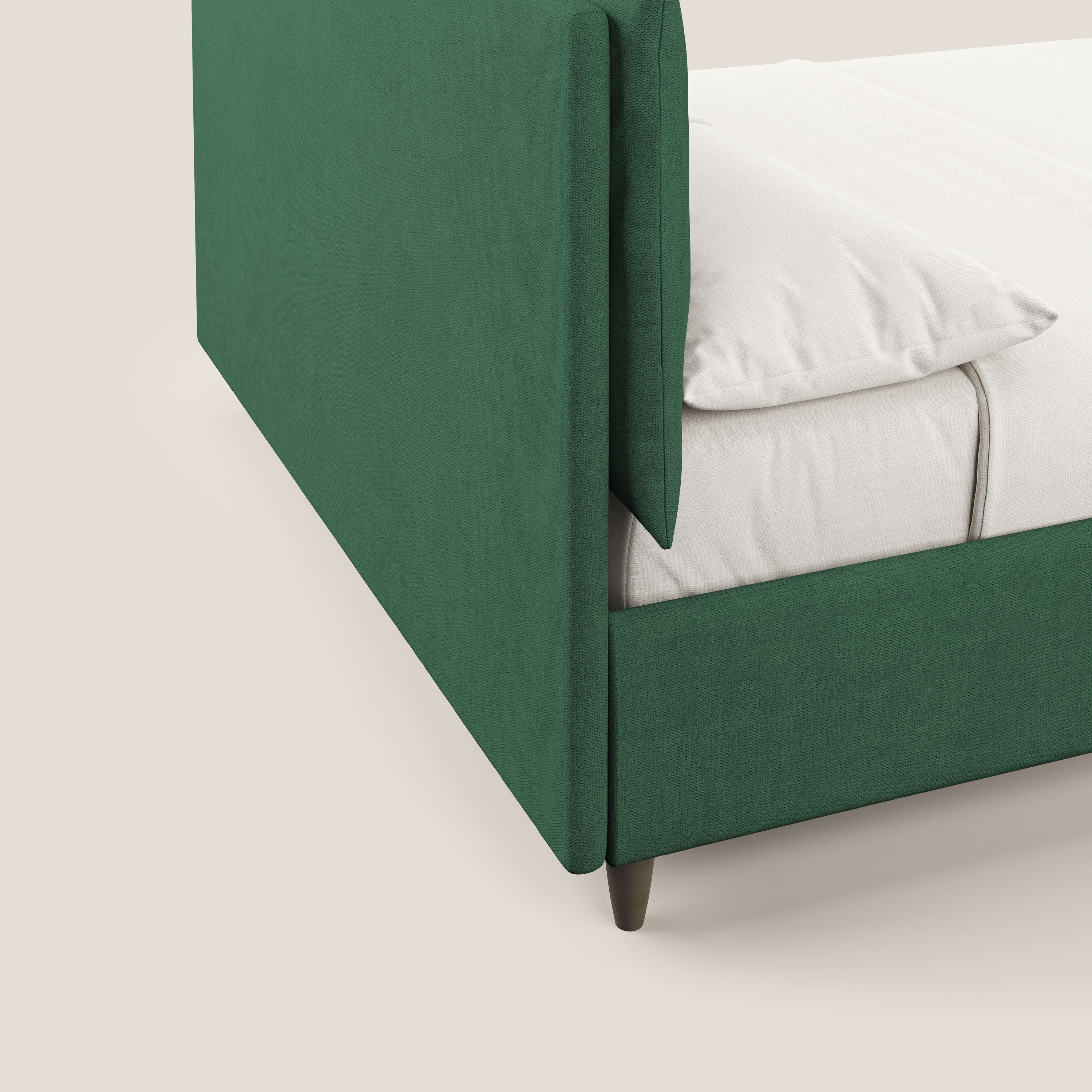 Mariana lit coffre avec coussins en tissu imperméable T02 vert - Image 7