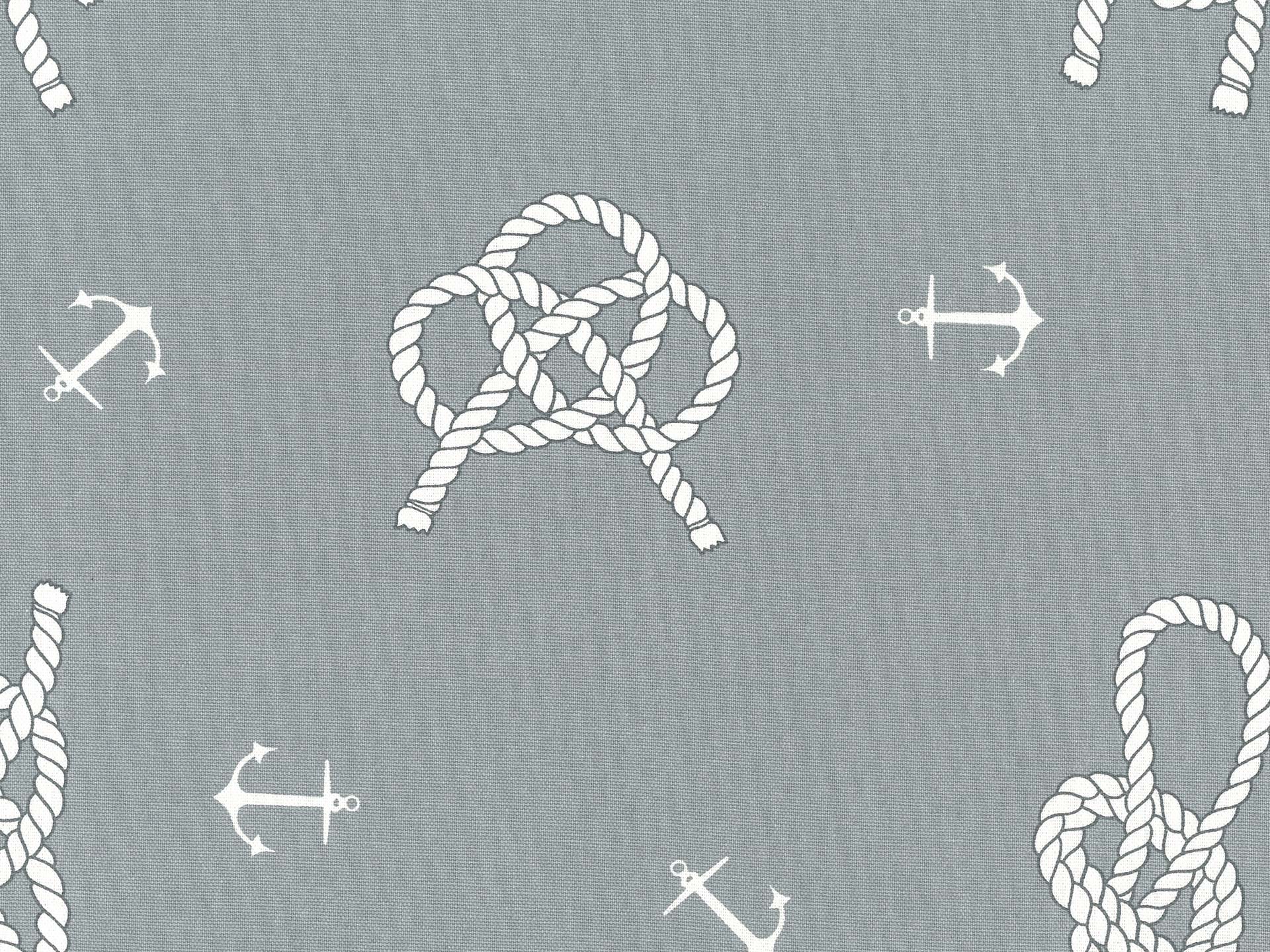 Marino coussins fantaisie style marin en coton gris - Image 2