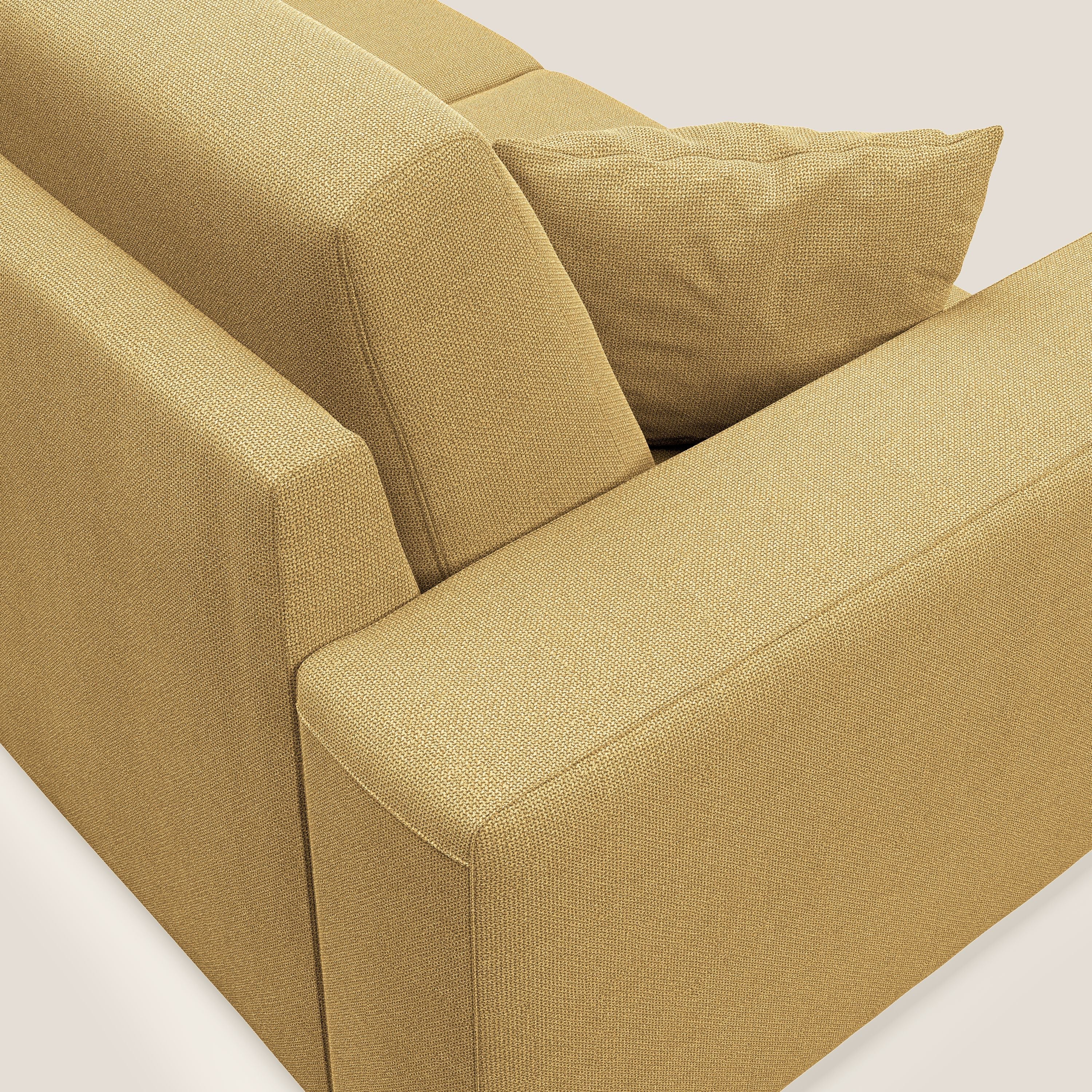 Marte canapé en tissu détachable et imperméable T08 jaune - Image 4
