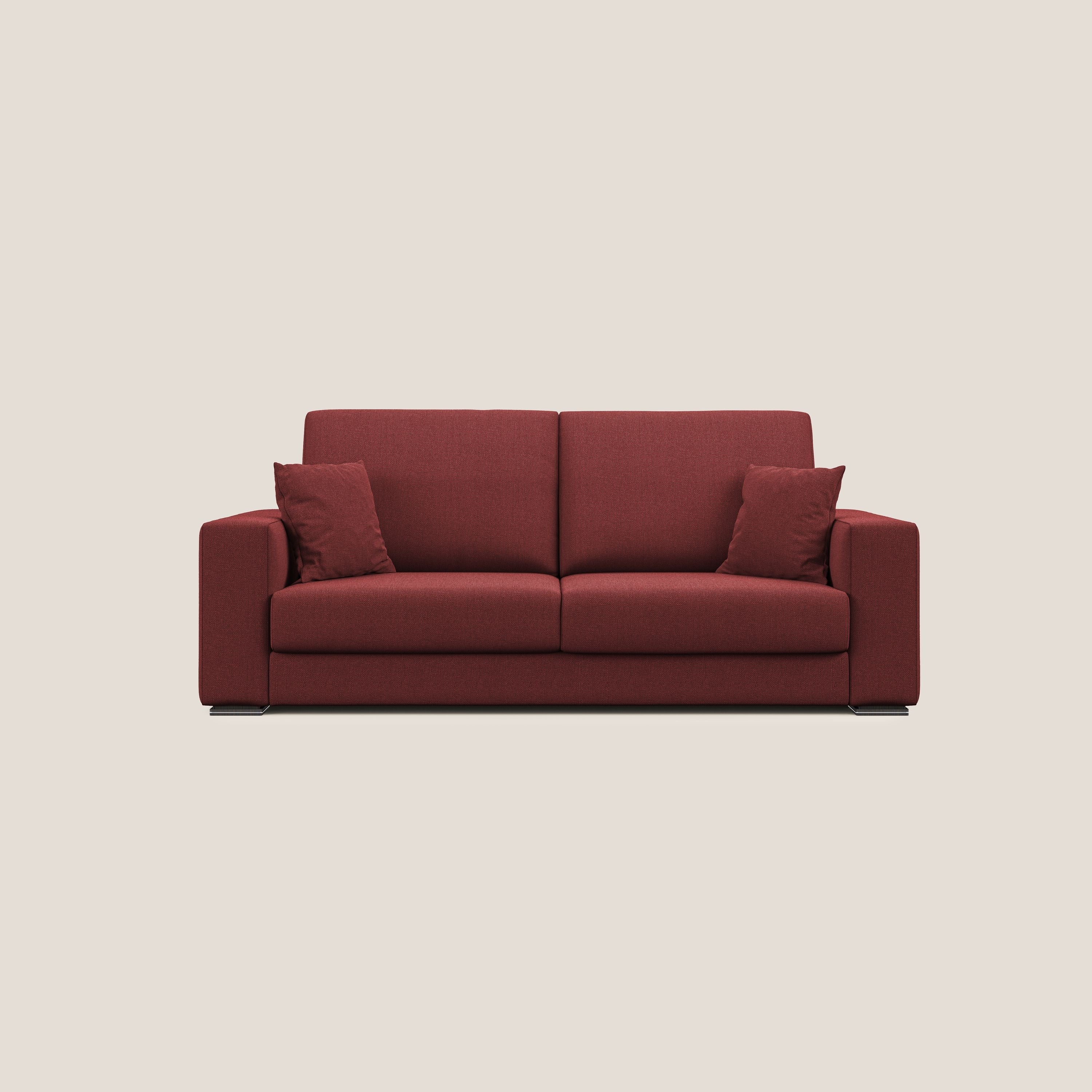Marte canapé en tissu détachable et imperméable T08 rouge