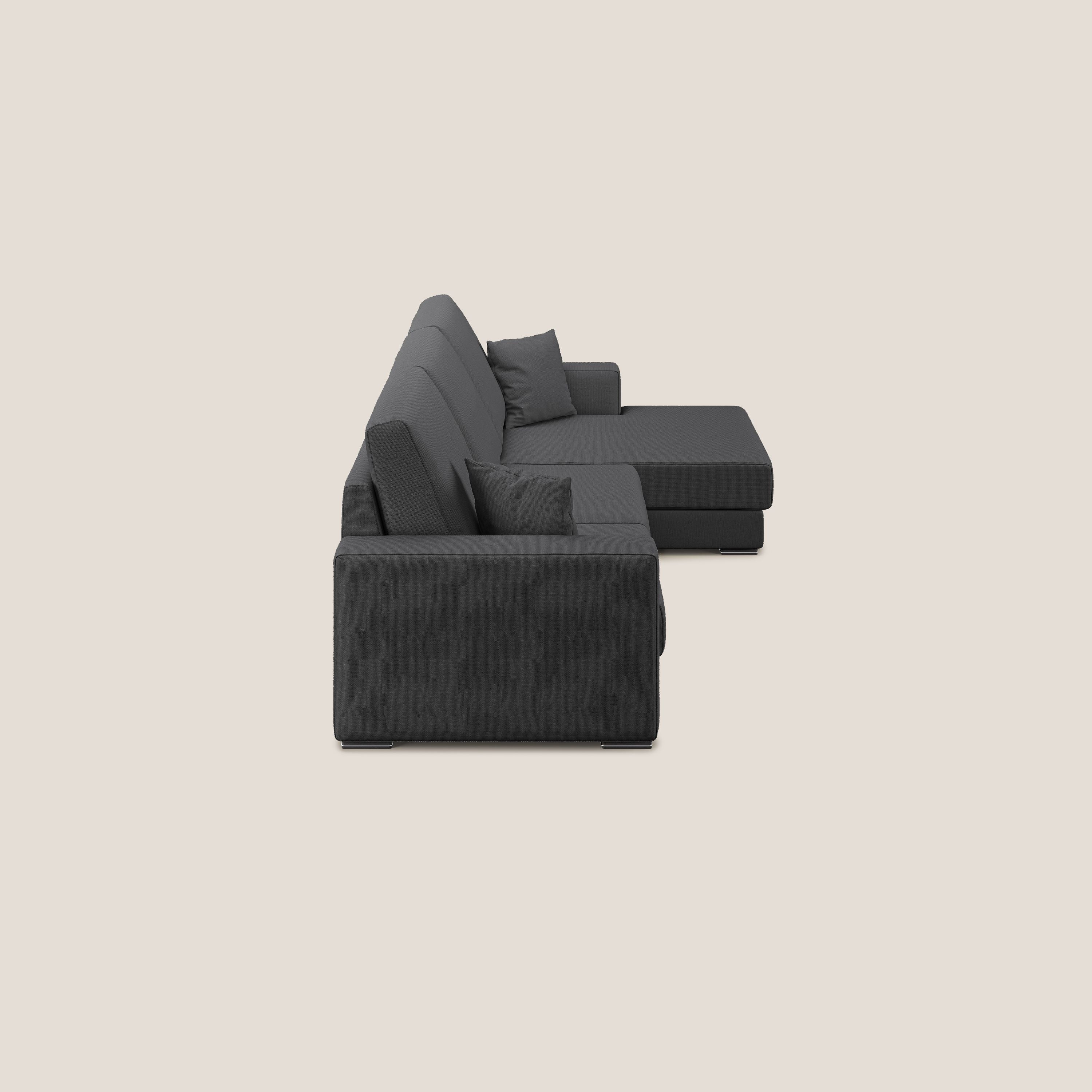 Marte canapé d'angle en tissu détachable et imperméable T08 anthracite - Image 5