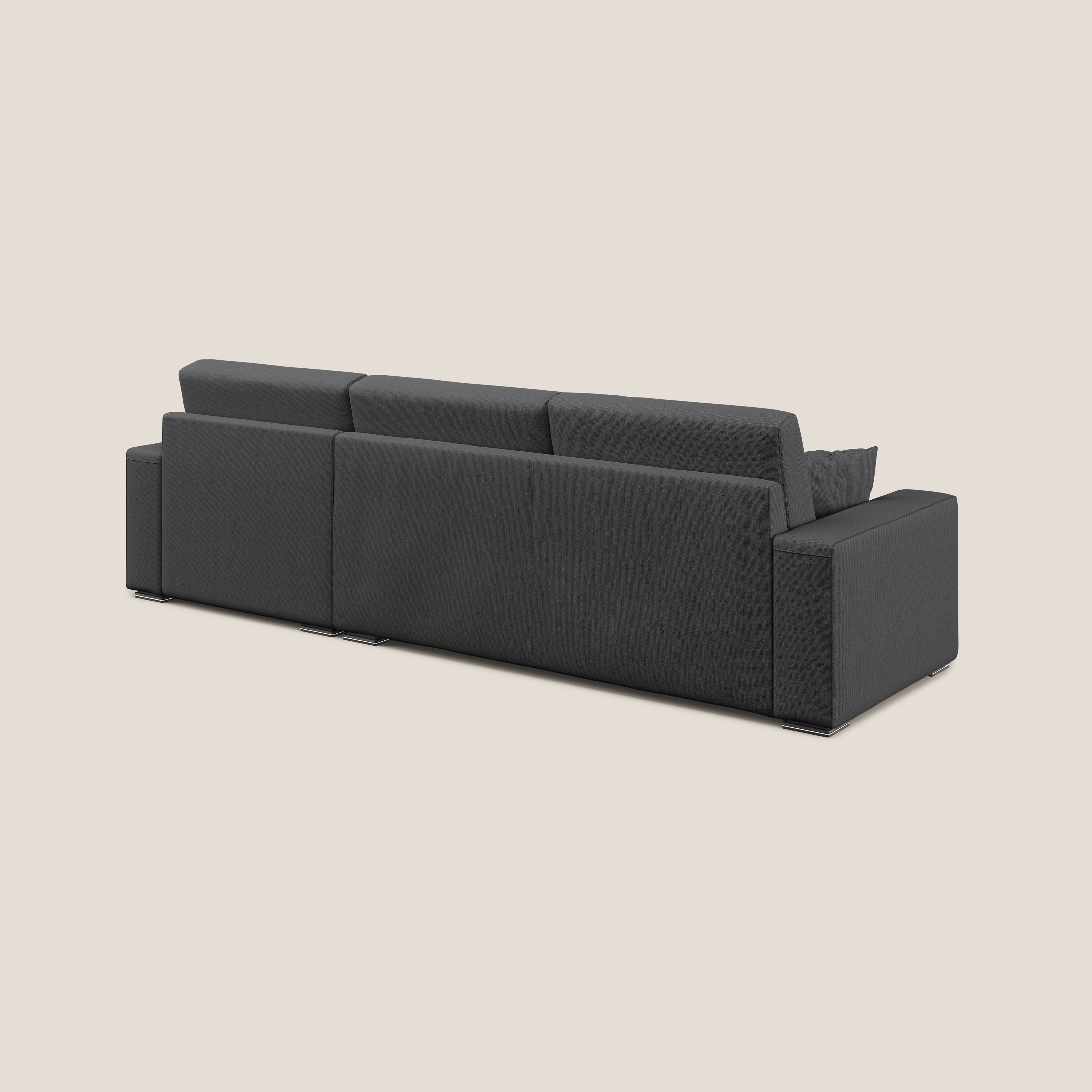Marte canapé d'angle en tissu détachable et imperméable T08 anthracite - Image 7