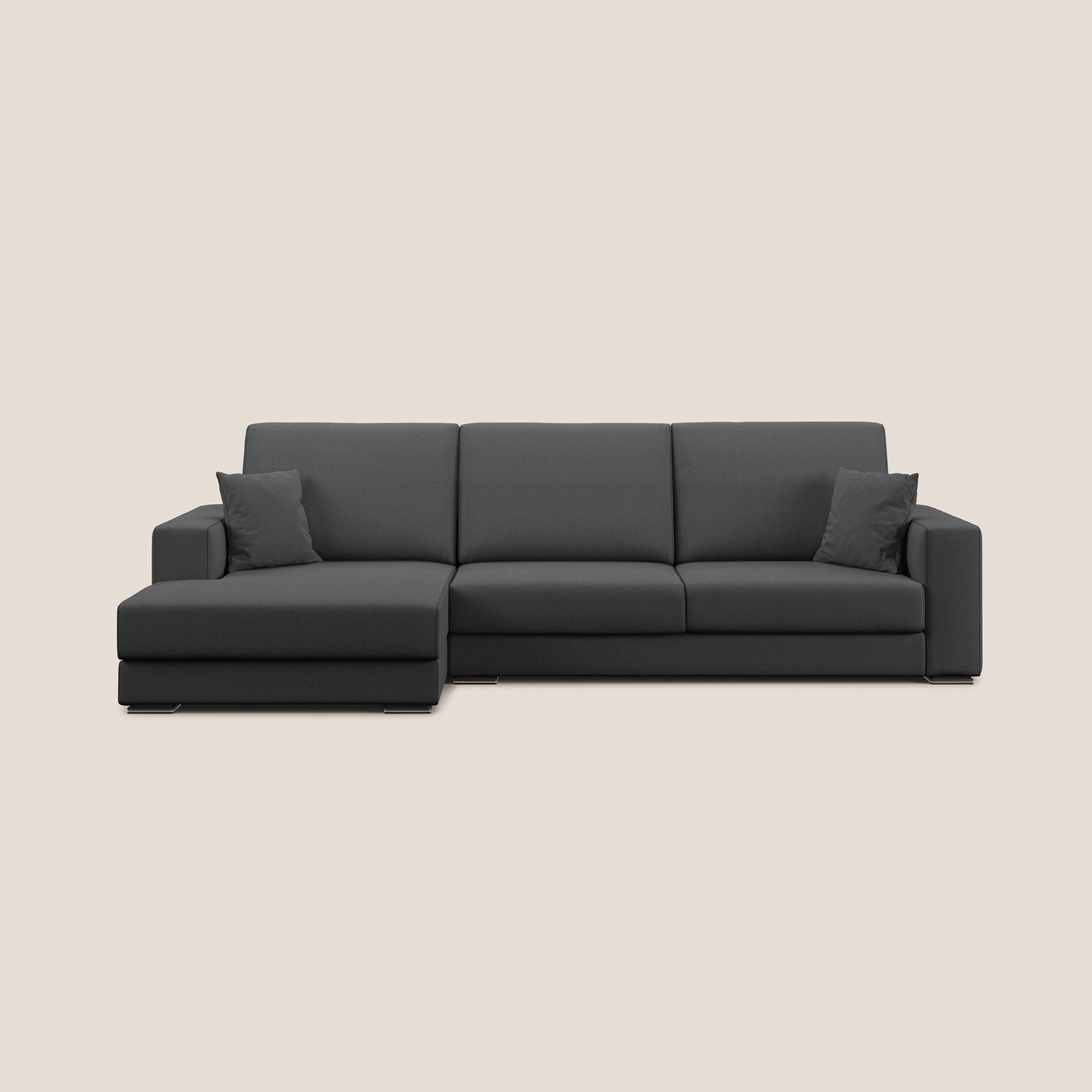 Marte canapé d'angle en tissu détachable et imperméable T08 anthracite - Image 9