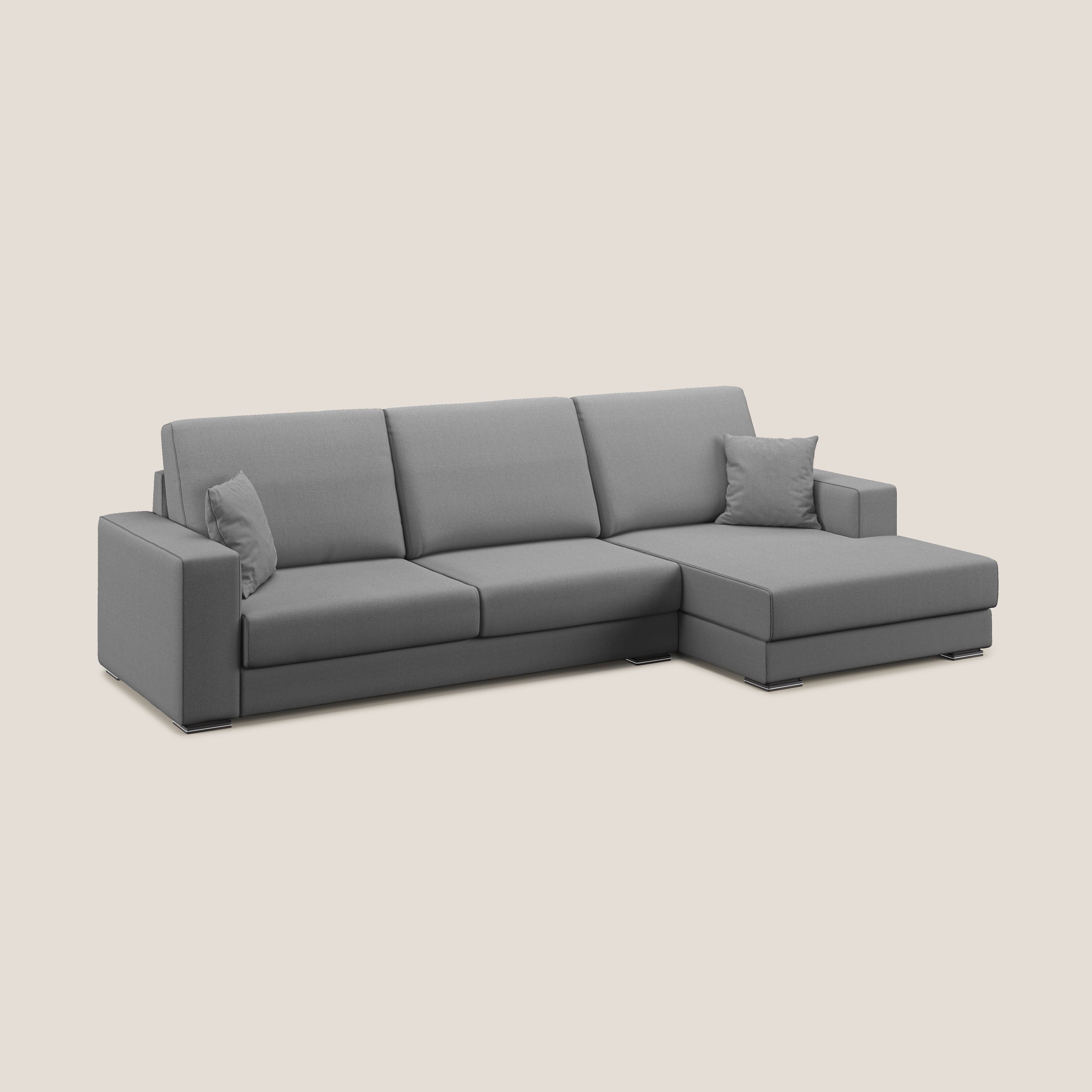 Marte canapé d'angle en tissu détachable et imperméable T08 gris - Image 2