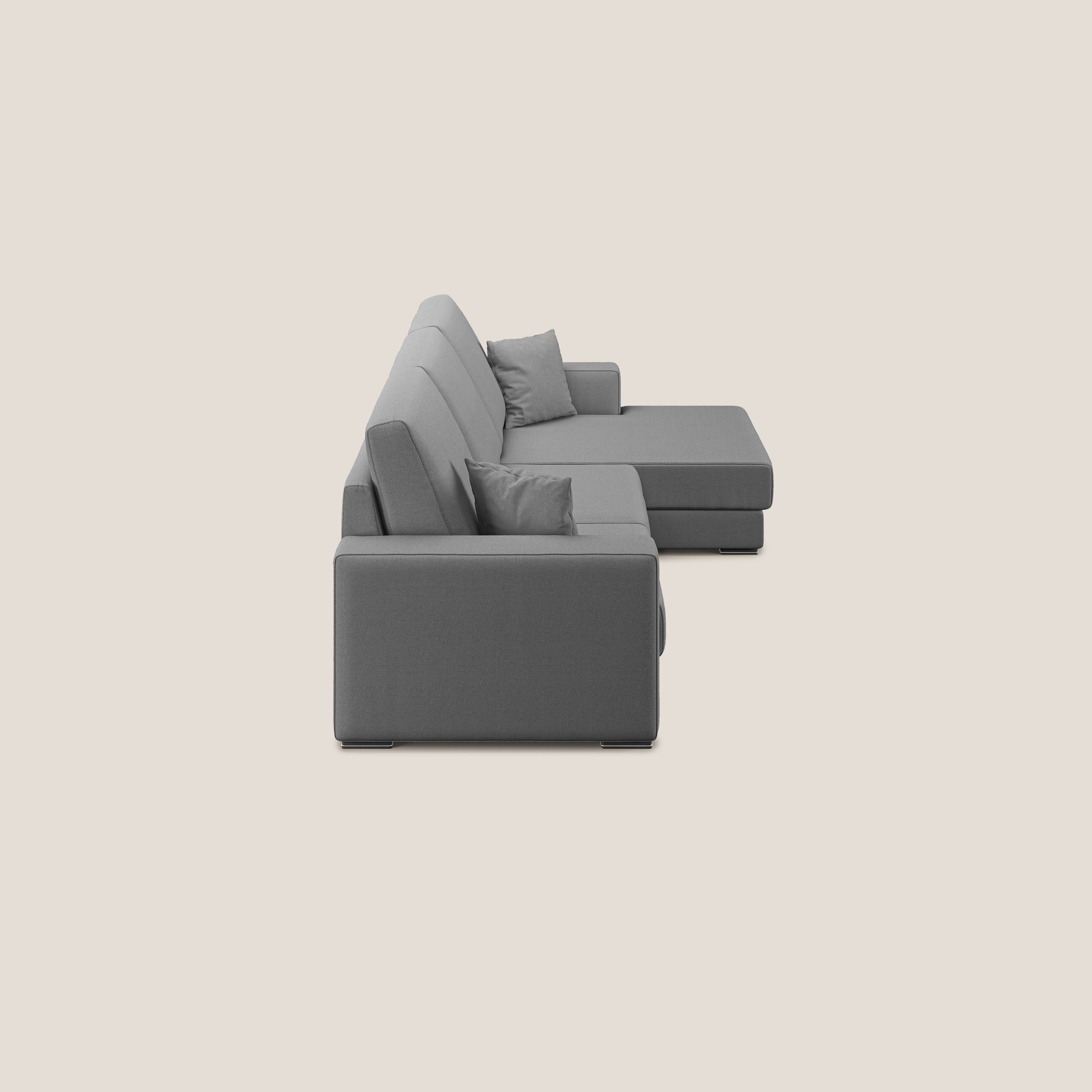 Marte canapé d'angle en tissu détachable et imperméable T08 gris - Image 5