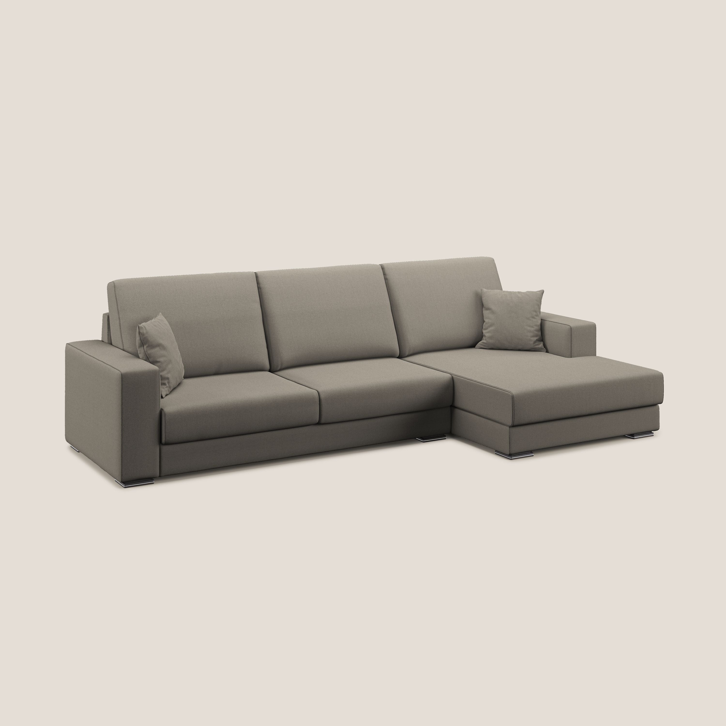 Marte canapé d'angle en tissu détachable et imperméable T08 Taupe tortora - Image 2