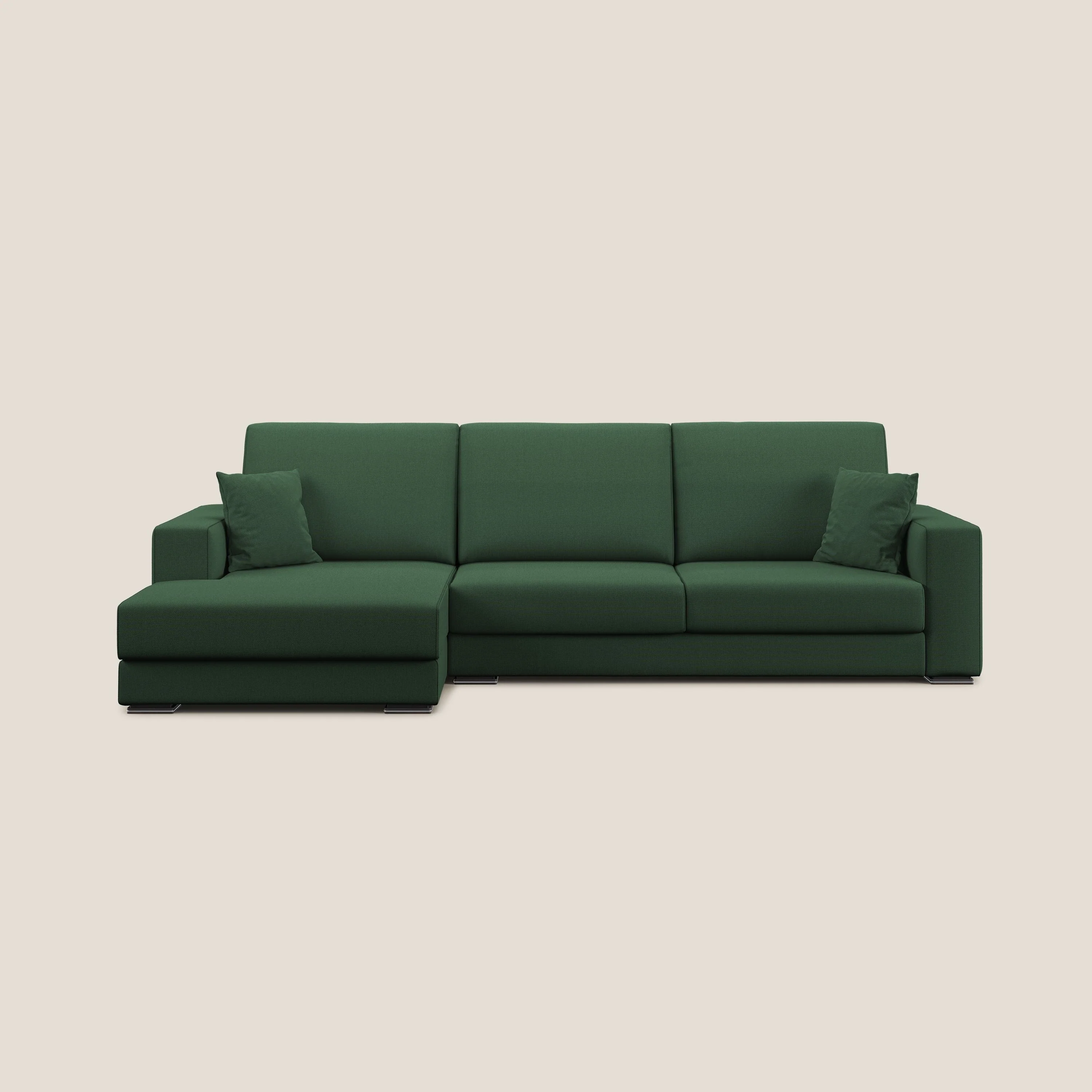Marte canapé d'angle en tissu détachable et imperméable T08 vert - Image 9