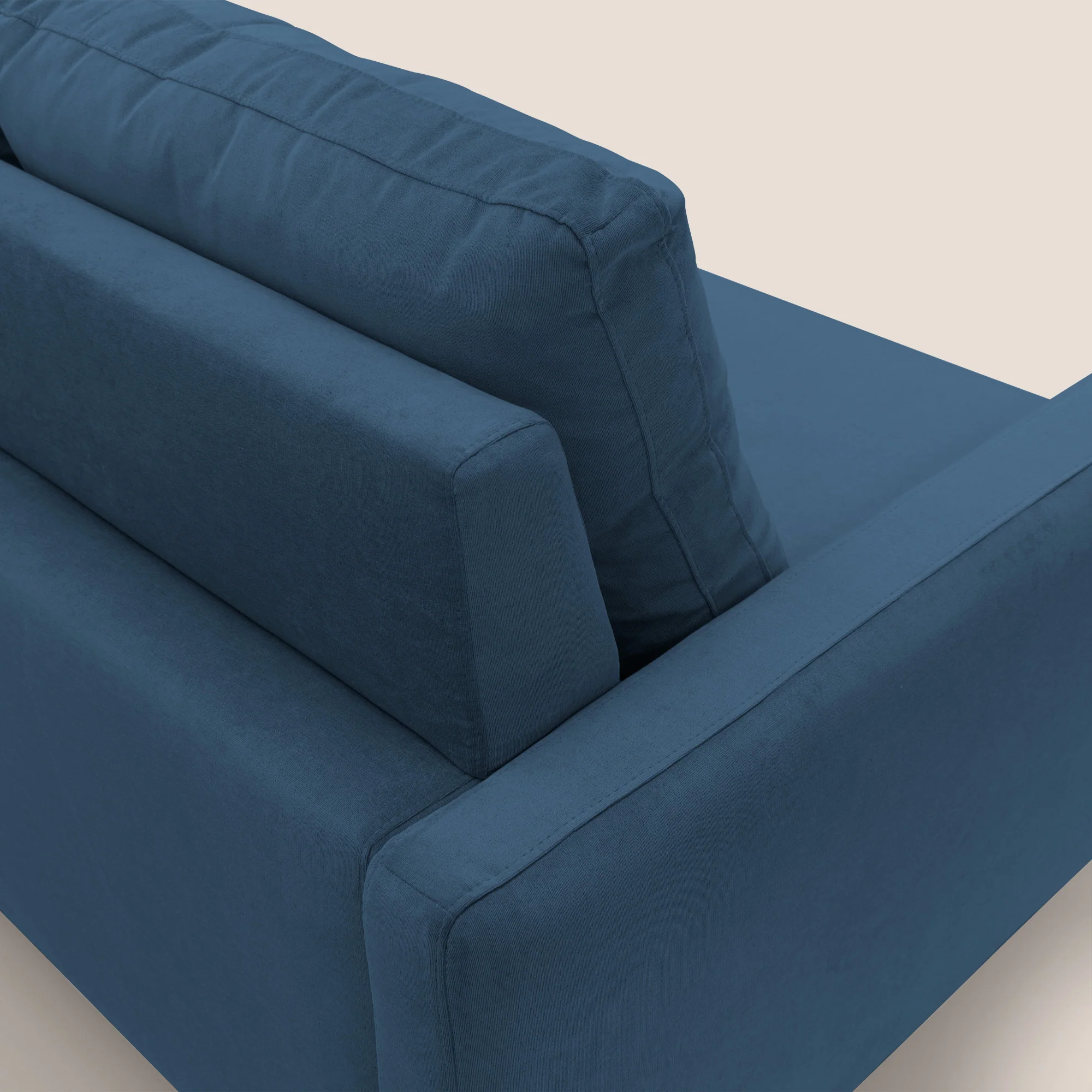 Matisse canapé d'angle avec assises coulissantes et dossier en duvet d'oie en tissu détachable T17 - Image 9