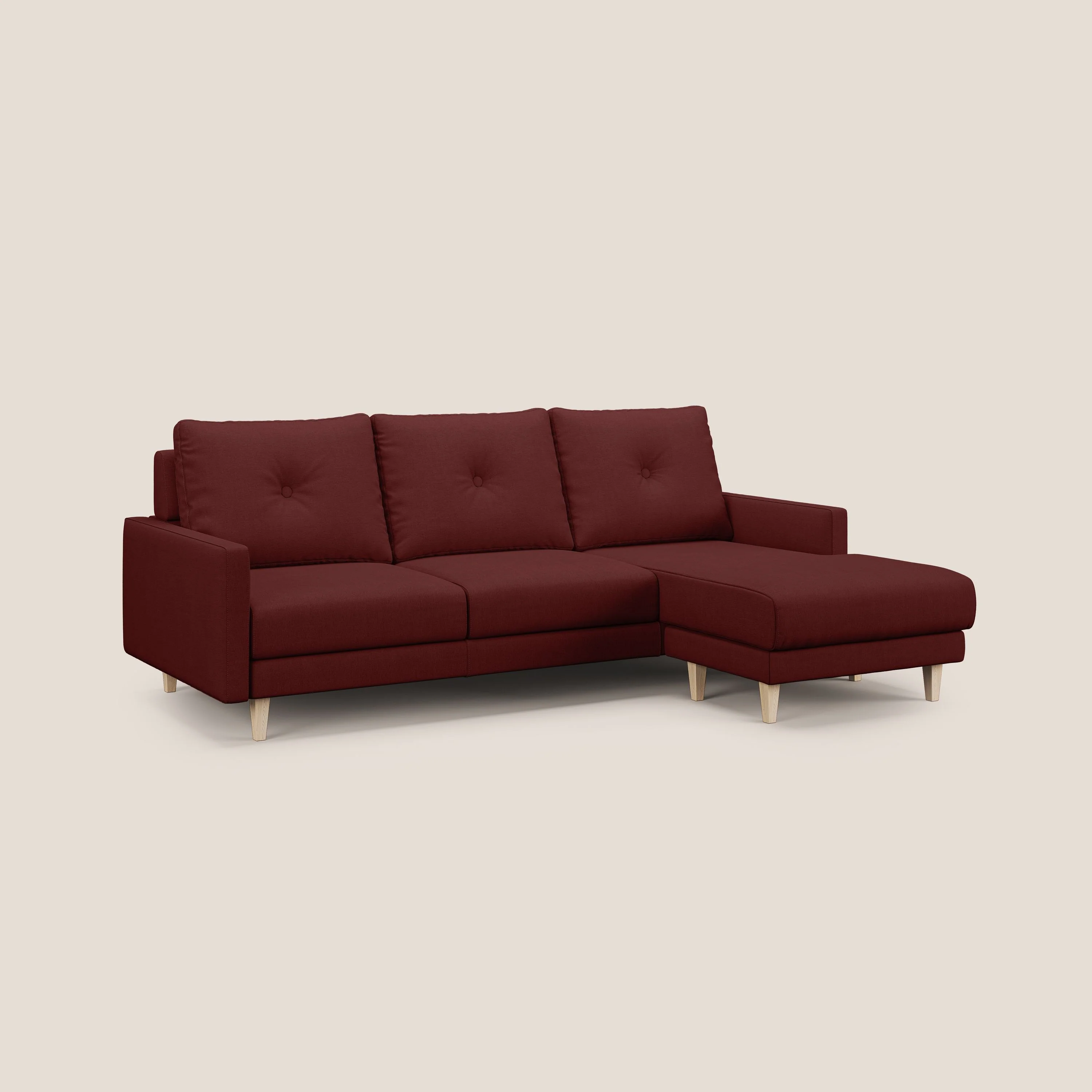 Matisse canapé d'angle avec assises coulissantes et dossier en duvet d'oie en tissu détachable T17 - Image 3