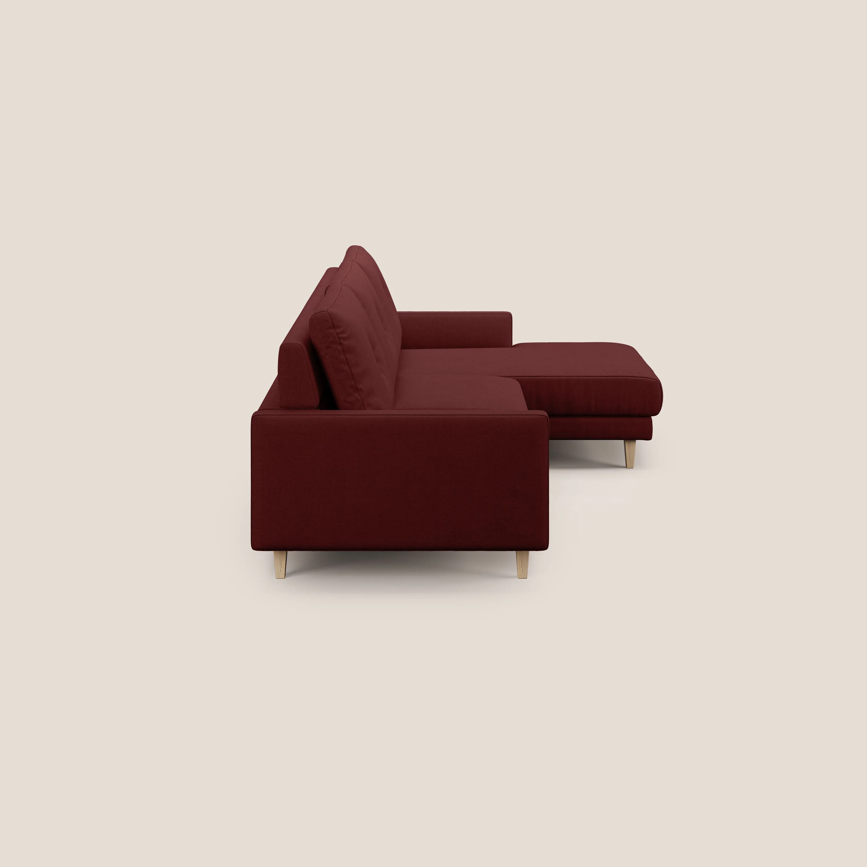 Matisse canapé d'angle avec assises coulissantes et dossier en duvet d'oie en tissu détachable T17 - Image 4