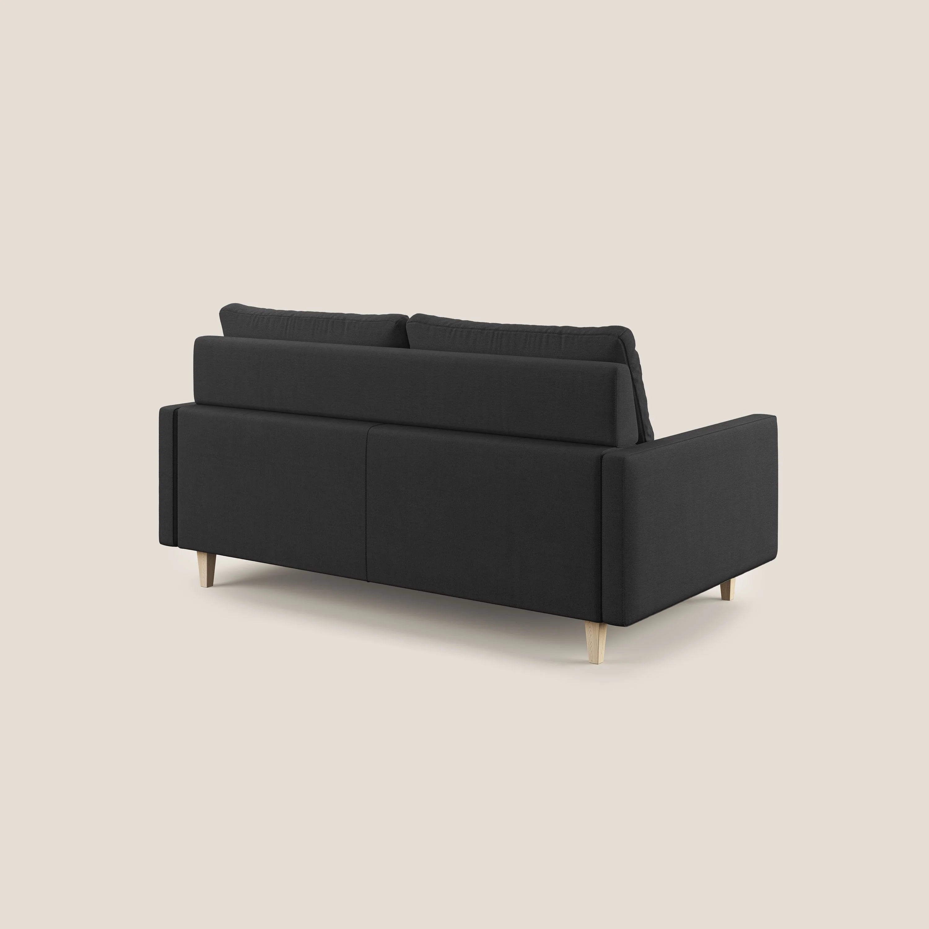 Matisse canapé avec assises coulissantes et dossier en duvet d'oie en tissu détachable T17 anthracite - Image 5