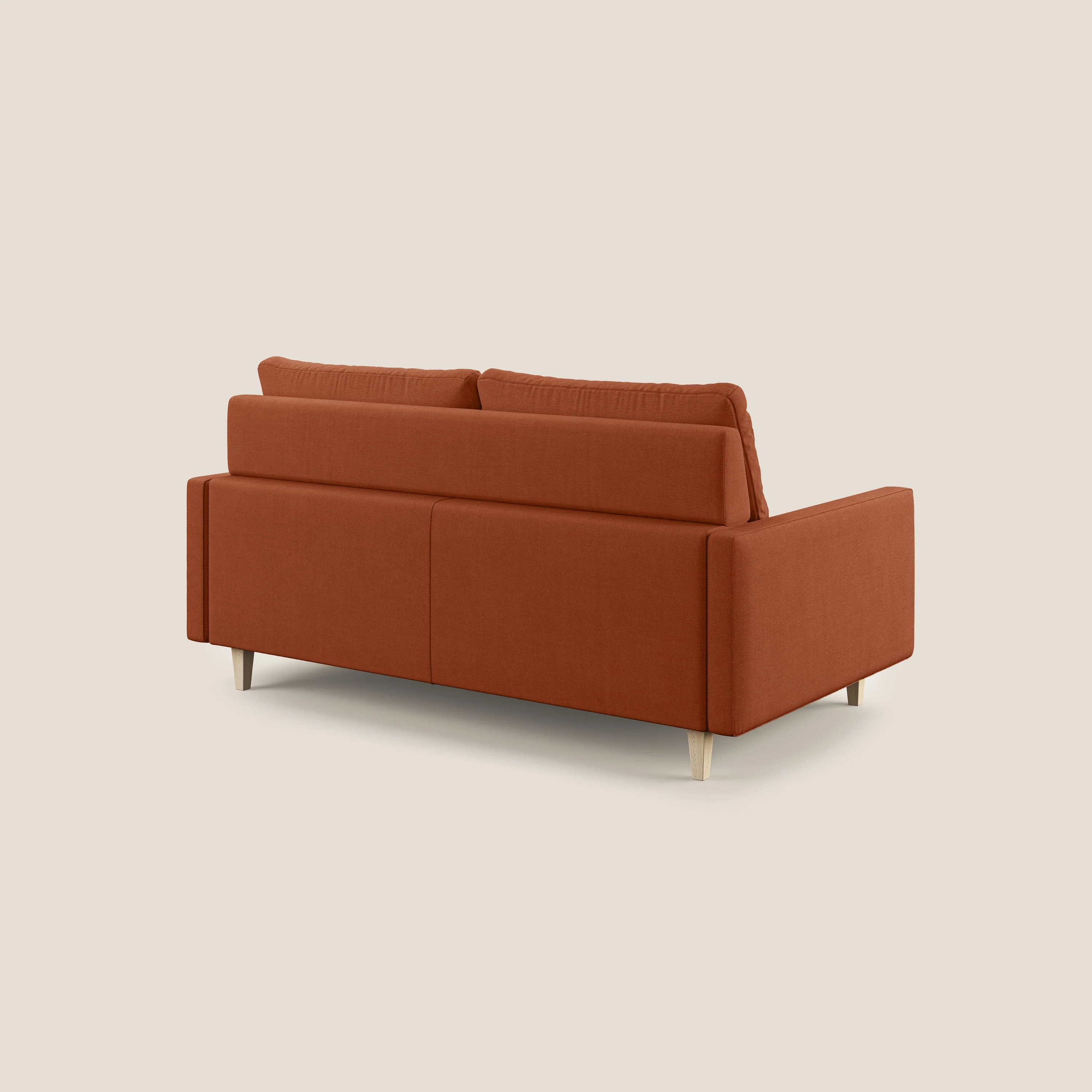 Matisse Canapé avec assises extensibles et dossiers en plumes d'oie, tissu détachable T17 orange - Image 5