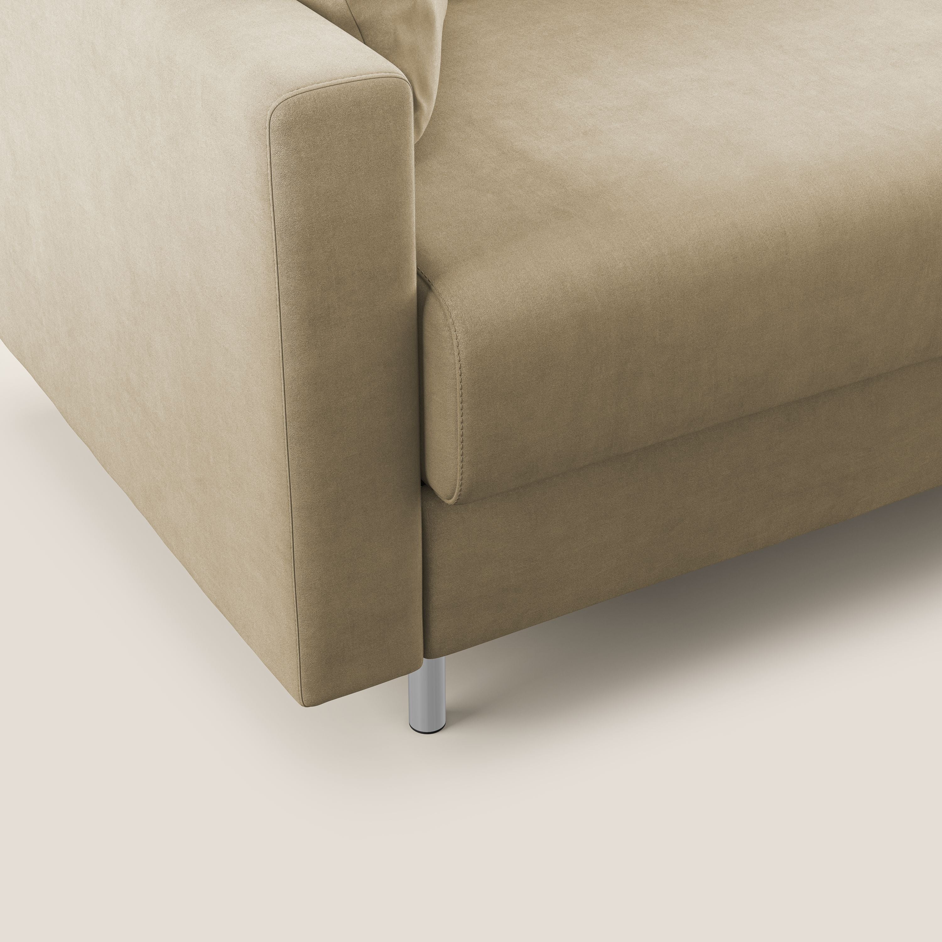 Megan canapé convertible en microfibre détachable T11 beige - Image 6