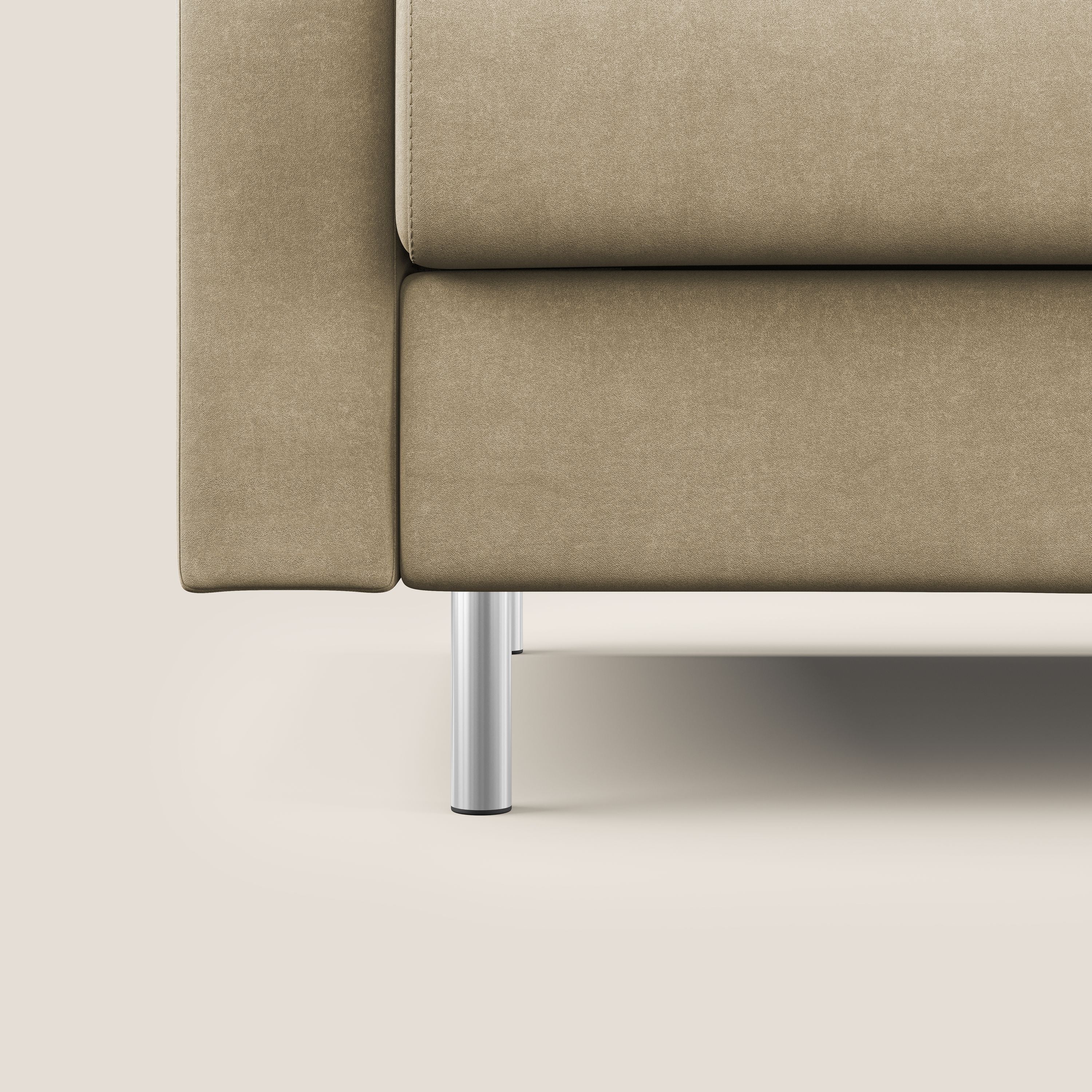 Megan canapé convertible en microfibre détachable T11 beige - Image 8