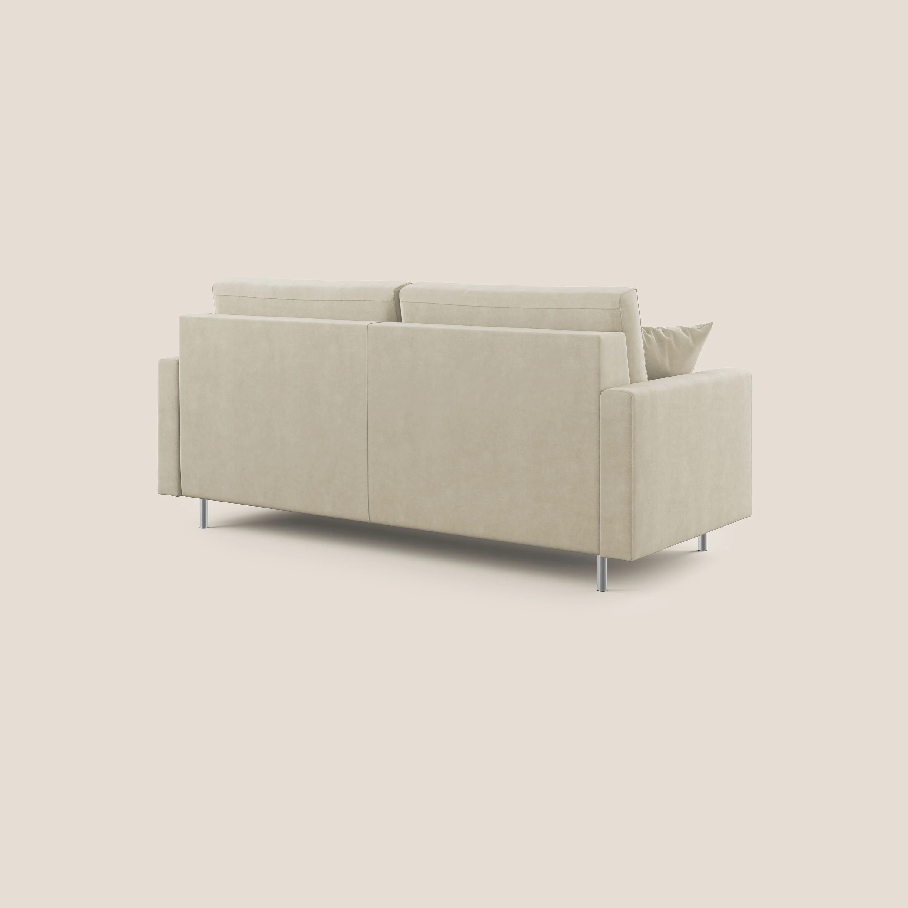 Megan canapé convertible en microfibre détachable T11 crème - Image 5