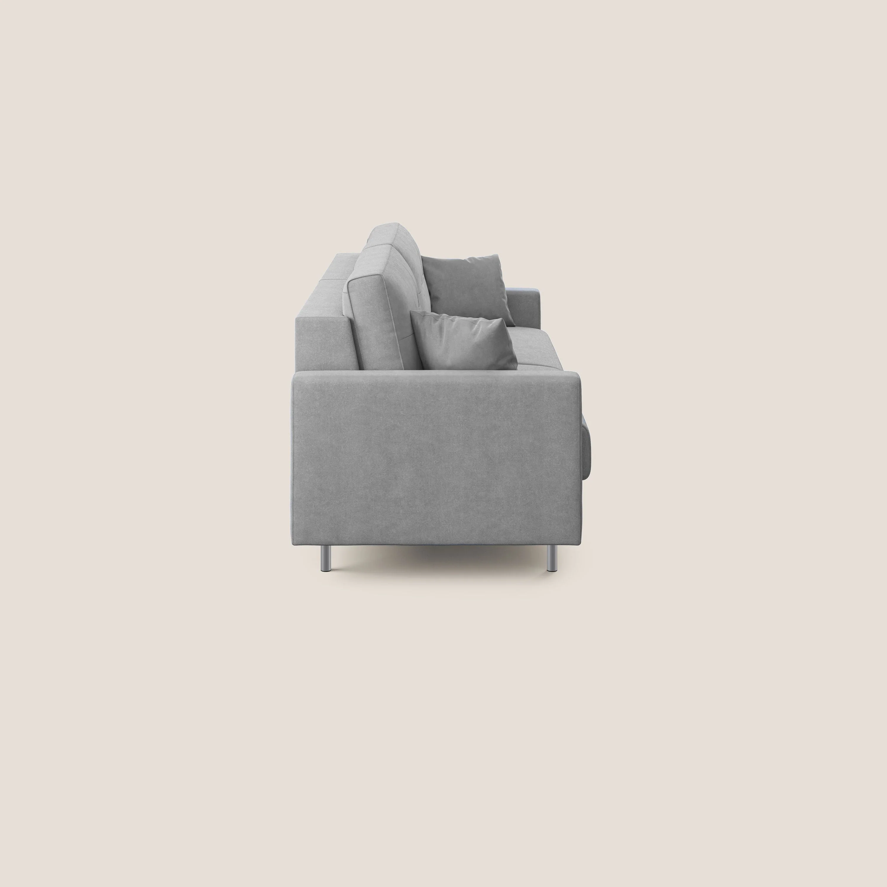 Megan canapé convertible en microfibre détachable T11 gris - Image 4