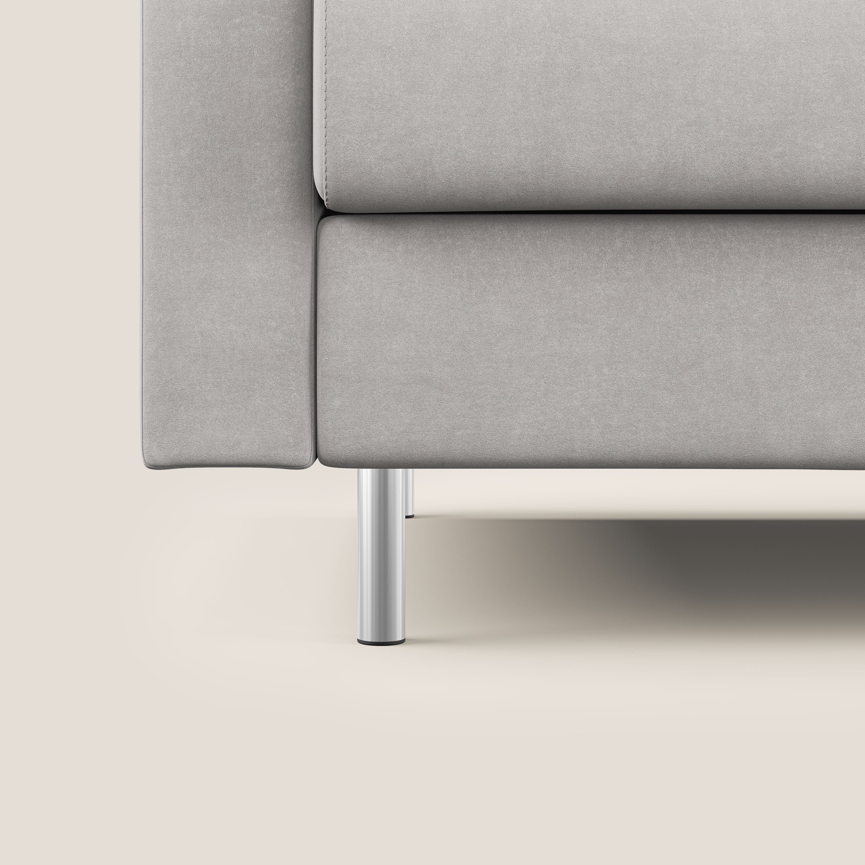Megan canapé convertible en microfibre détachable T11 gris clair - Image 8