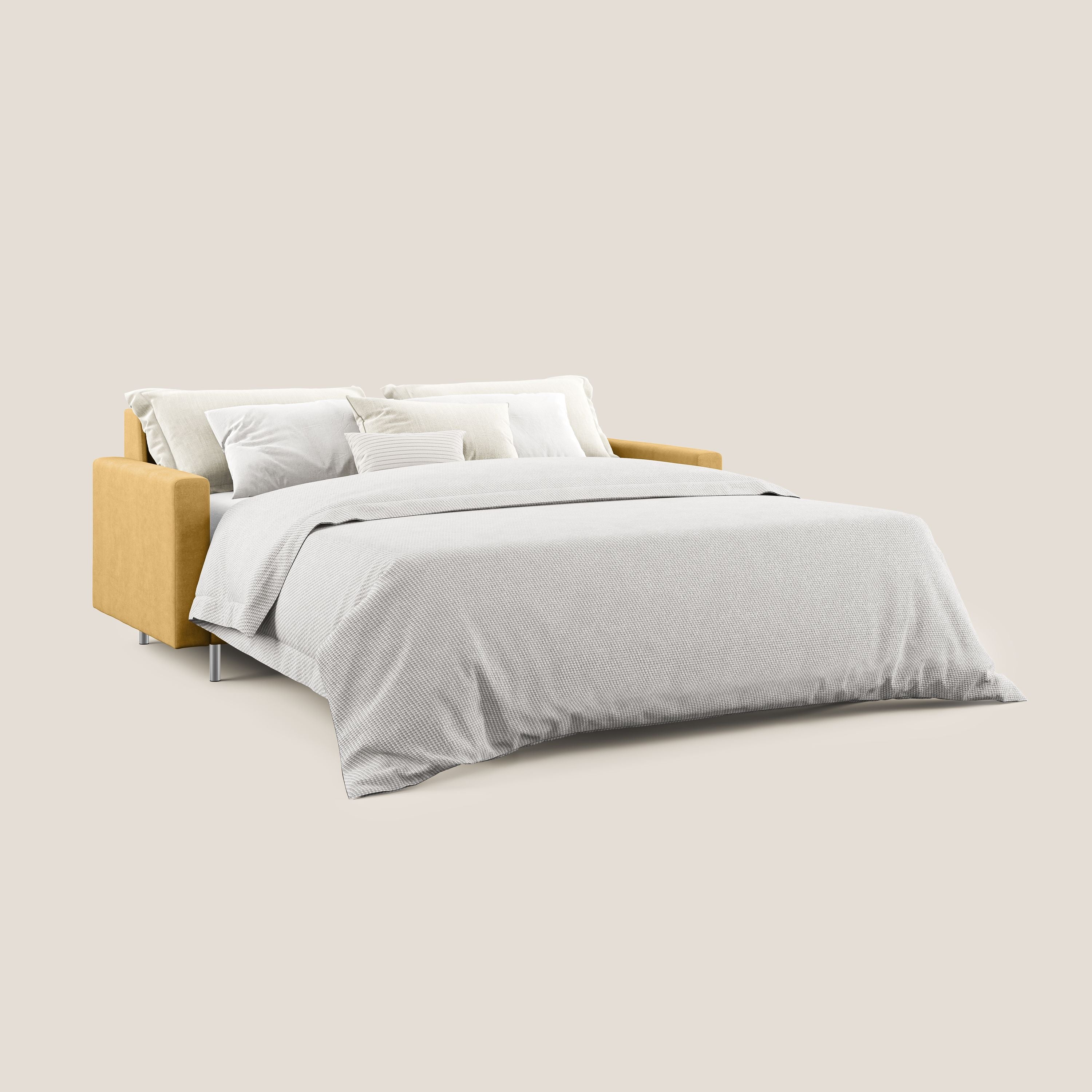 Megan canapé convertible en microfibre détachable T11 jaune - Image 2
