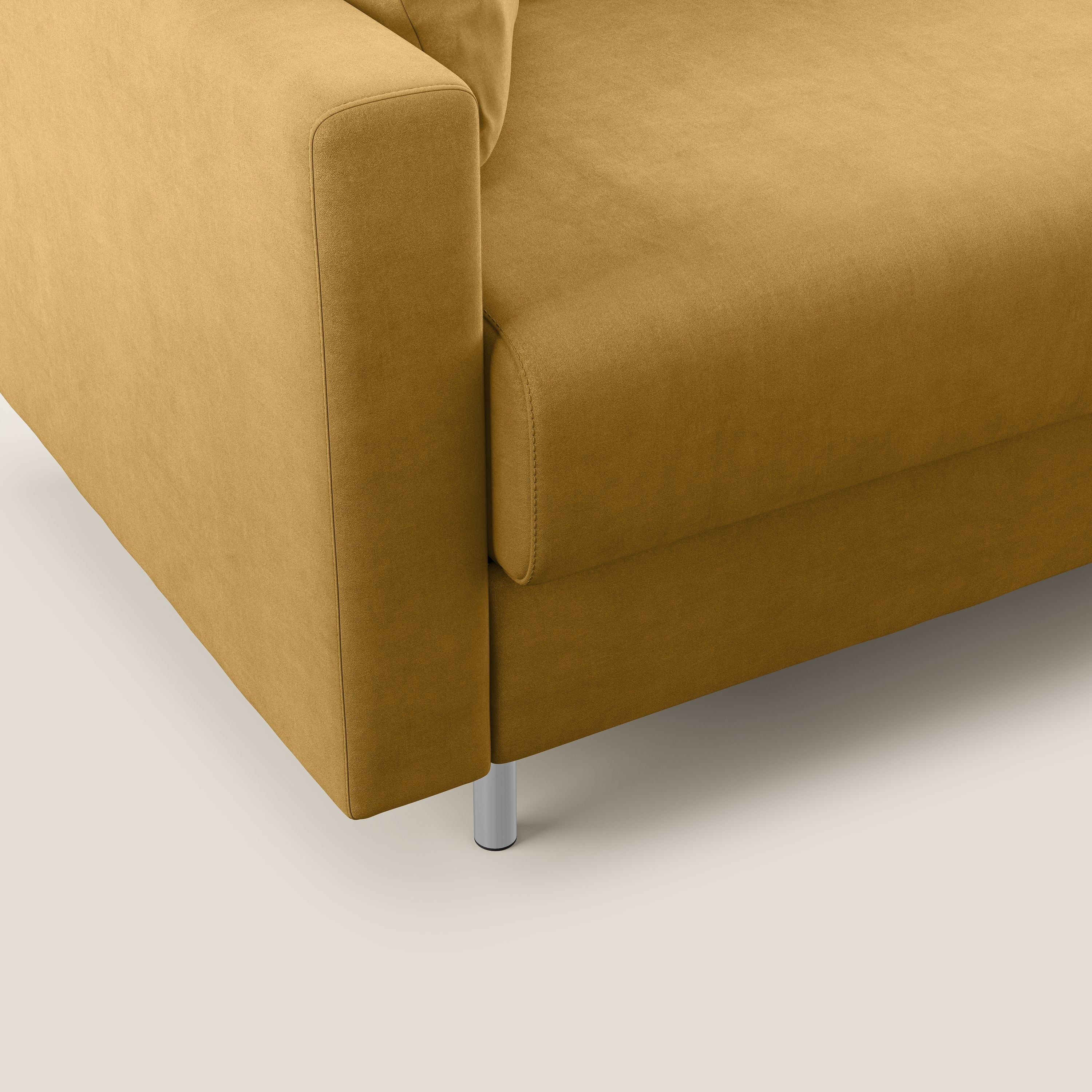 Megan canapé convertible en microfibre détachable T11 jaune - Image 6